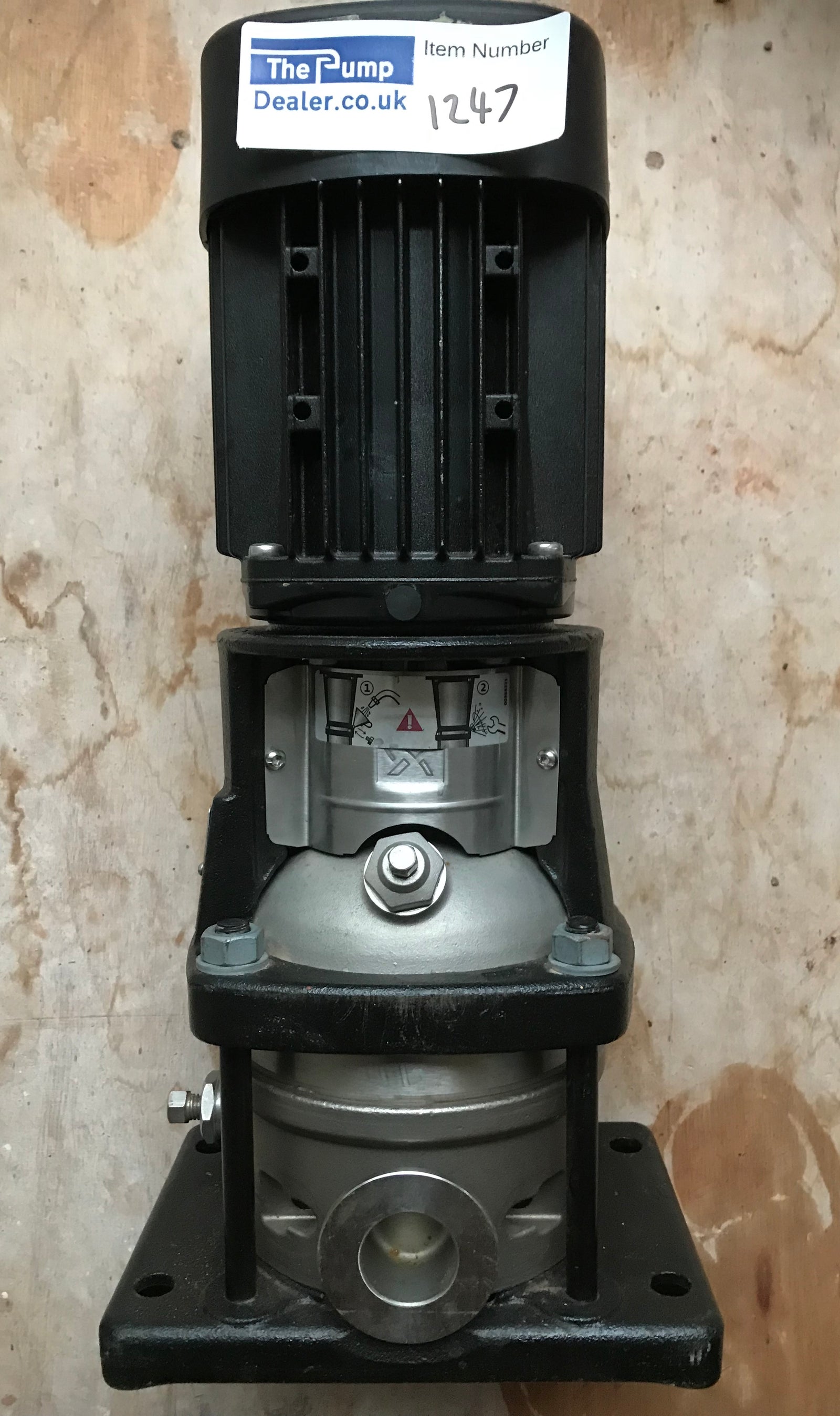 Grundfos CRI 1S-2 stainless 415v vertical multistage pump 96515806 #1251
