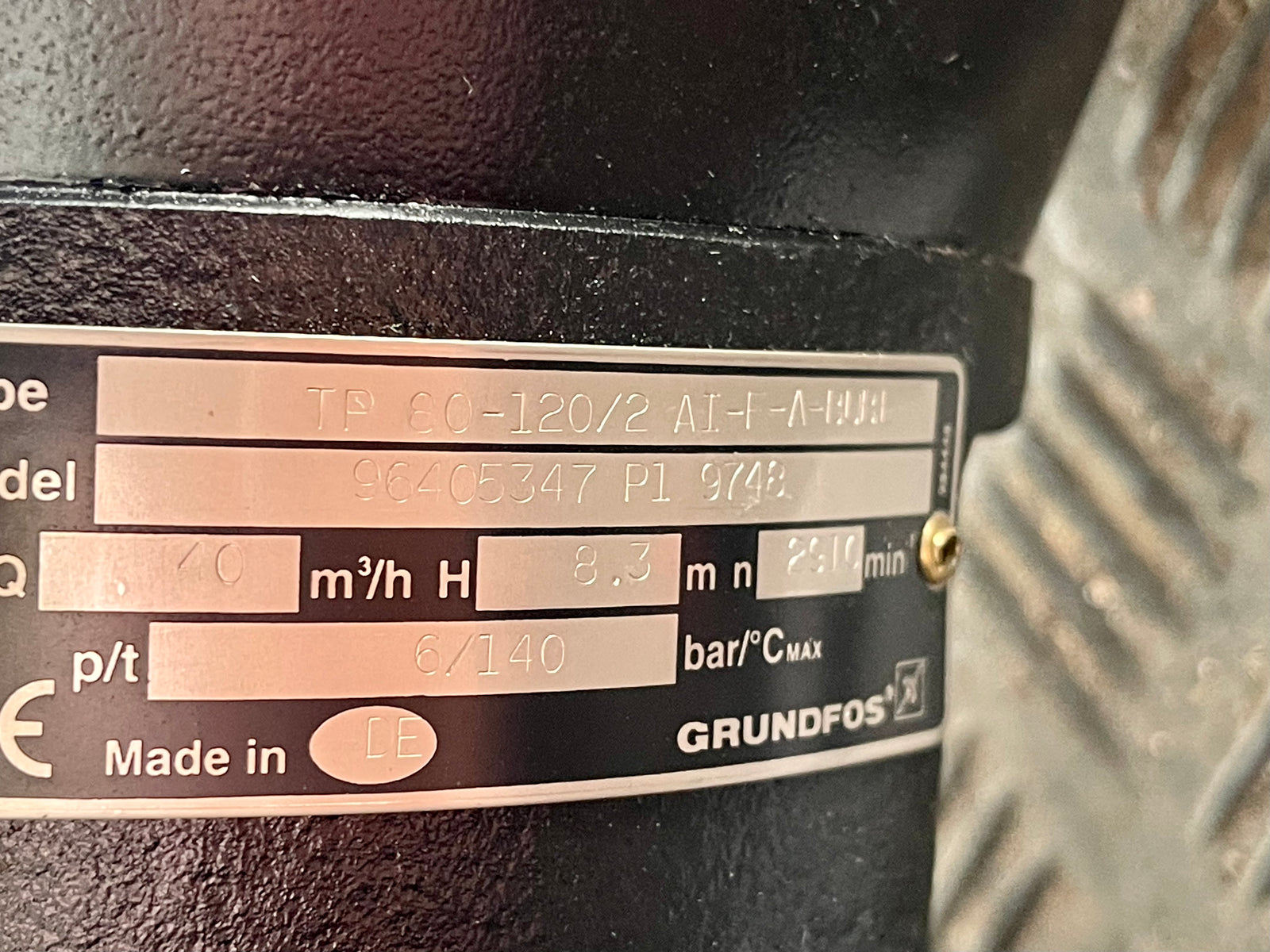 Grundfos TP 80-120 F 415v Circulator Pump 96405347 #3121