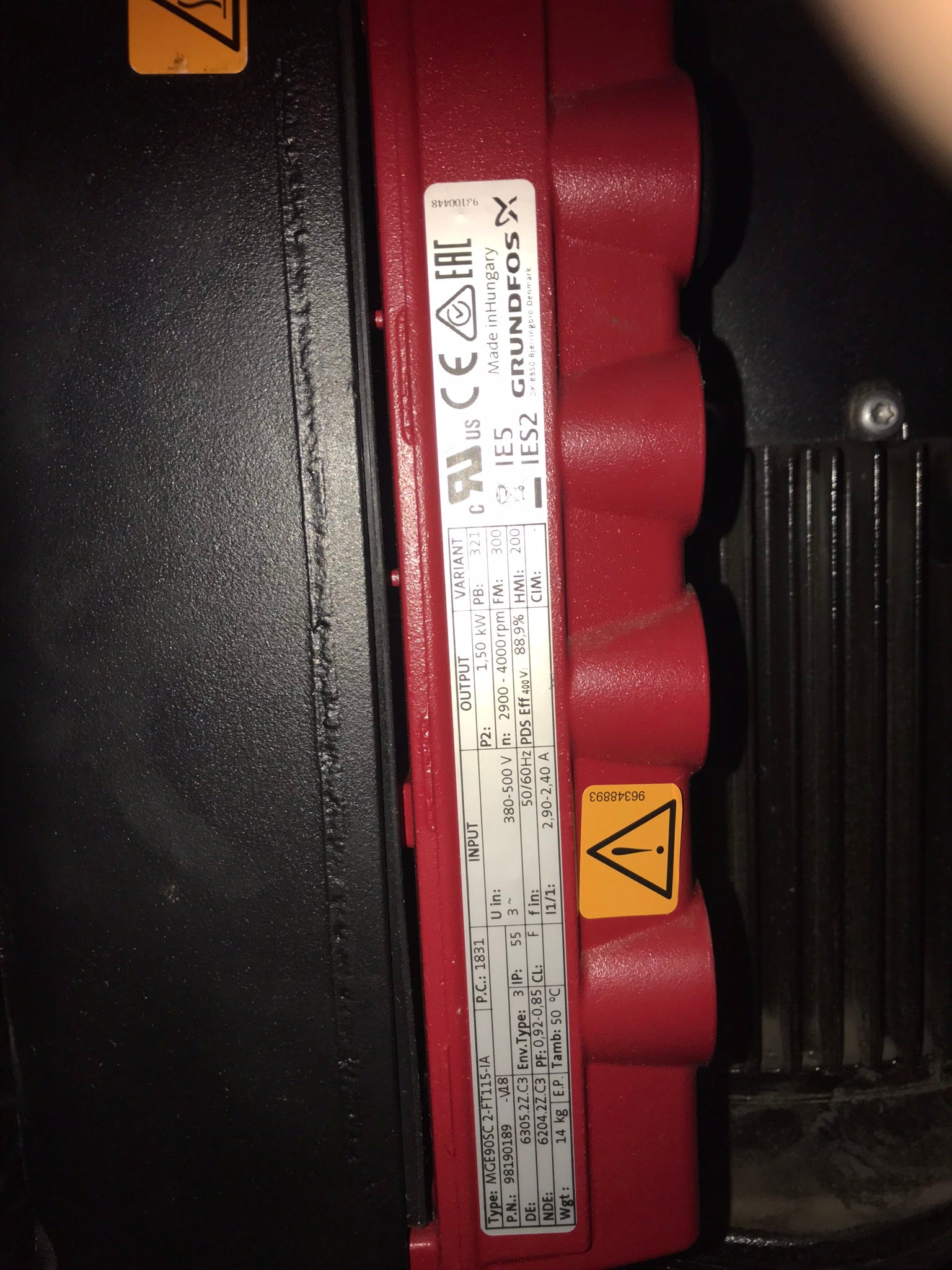 Grundfos CRIE 5-5 Vertical Multistage Pump Booster Stainless 98390069 #1695