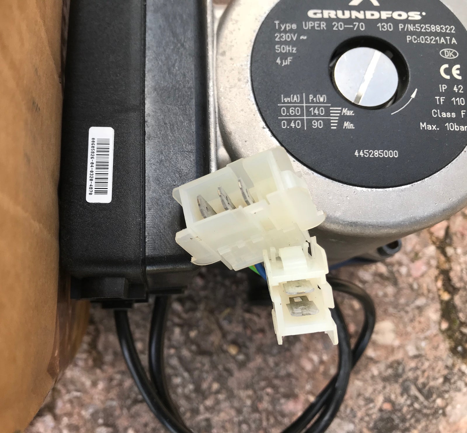 Grundfos UPER 20-70 PWM Pump 240V 52588322 ATAG s4528500 #1278