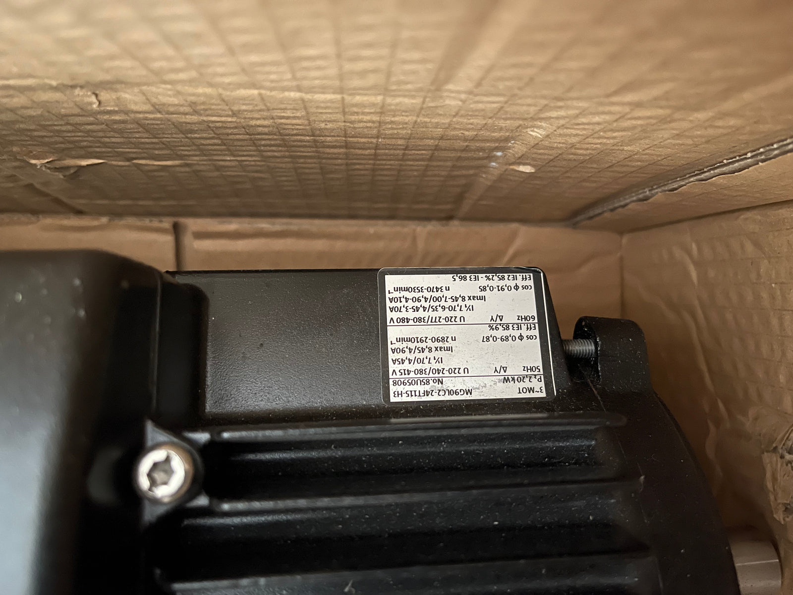 Grundfos MG90LC2 2.2kw Pump Motor 415v 85U05908 #3027 VAT