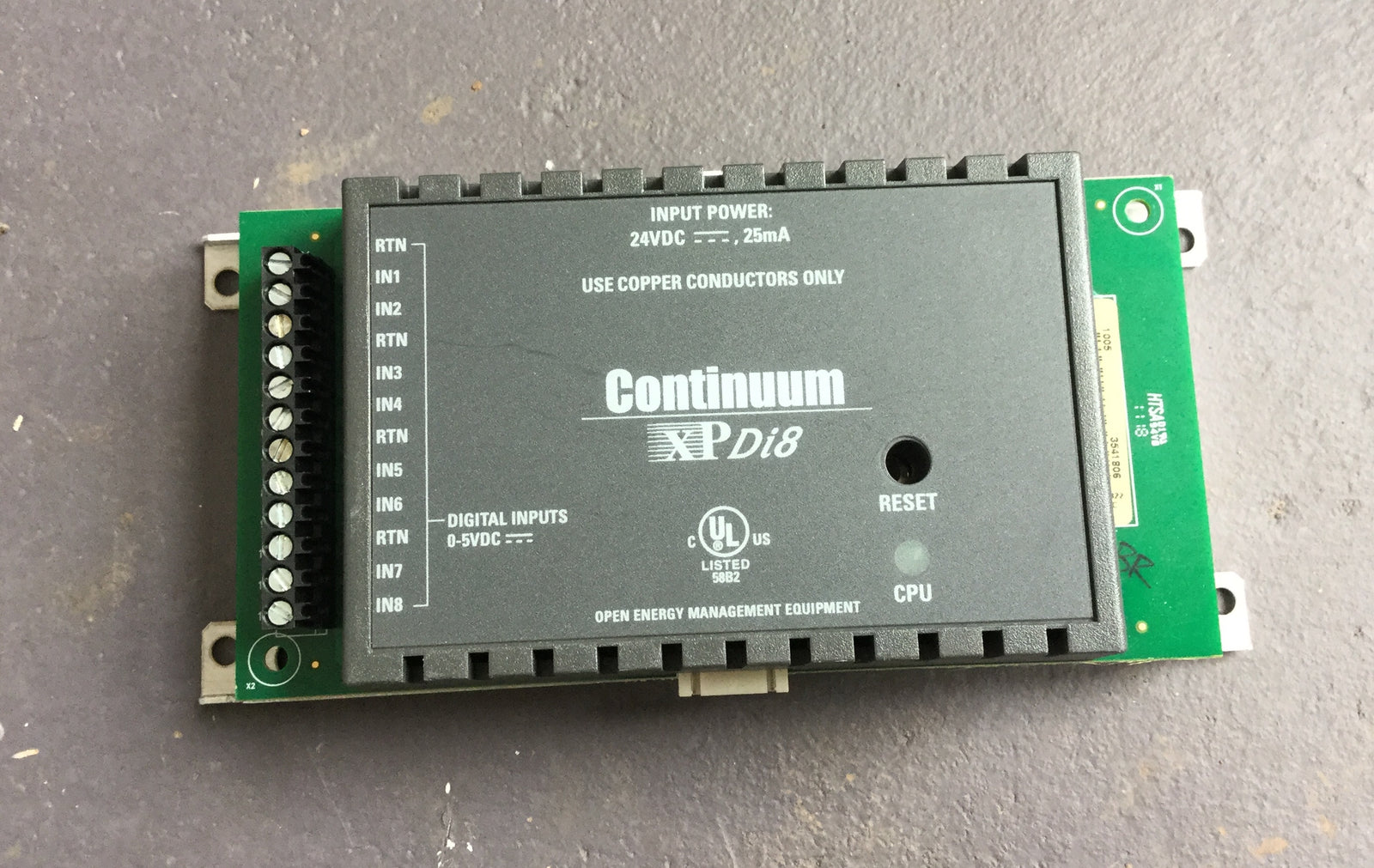 XPDi8 Expansion Module Andover Continuum Controls Schneider #741