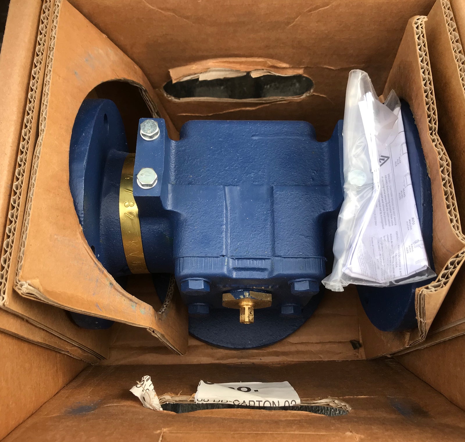 Satchwell Schneider TAC MBF 4732 3 Port Rotary Valve 65mm #1402