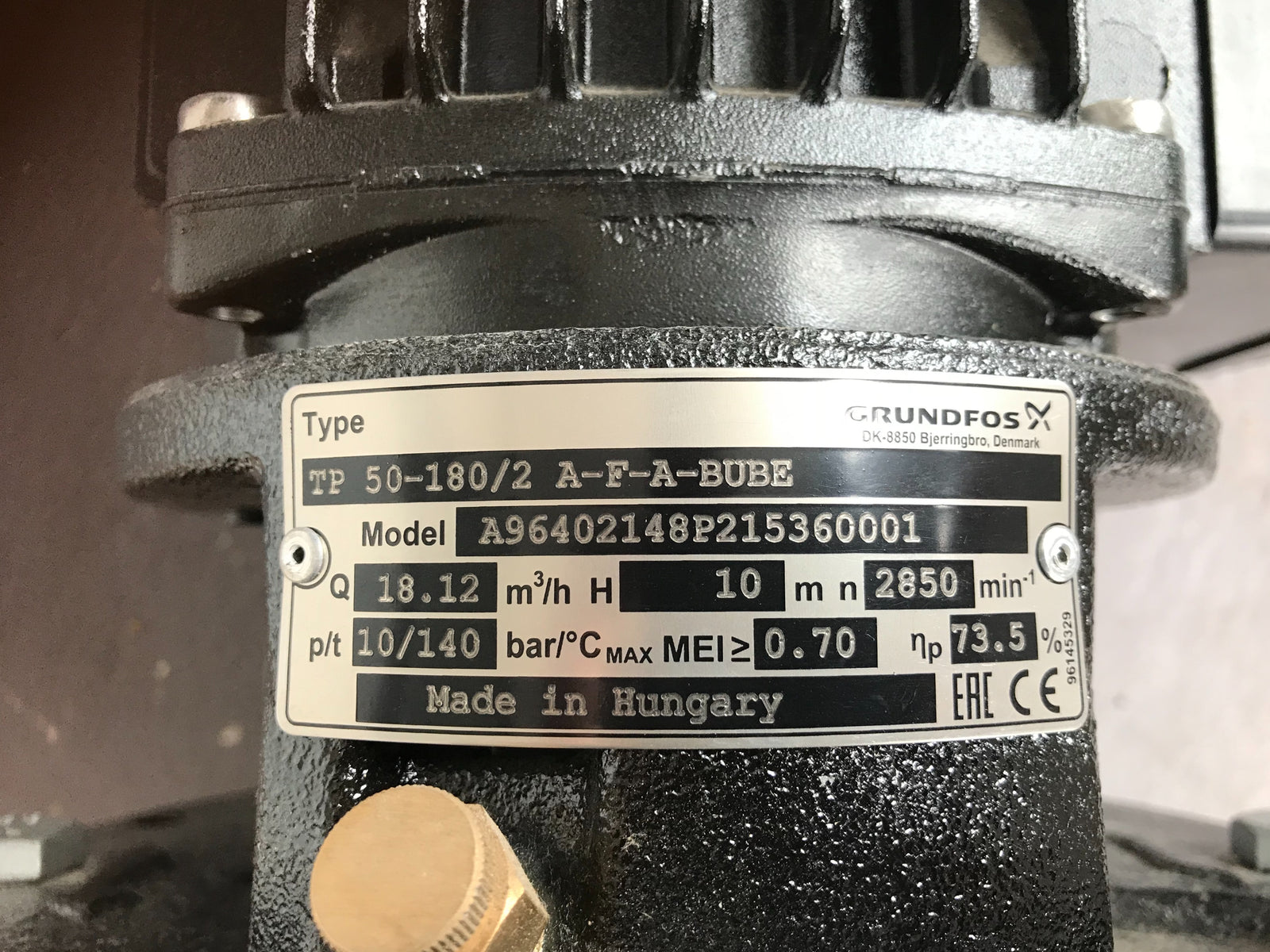TP50-180/2 A-F-A-BUBE 96402148 Single Stage In Line Pump #978