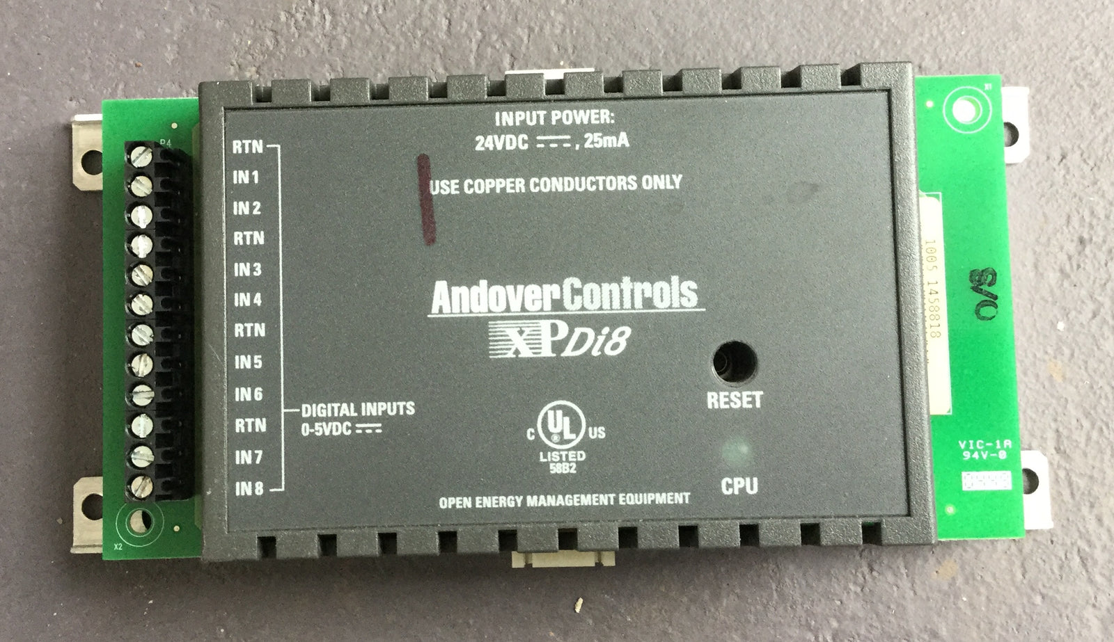 XPDi8 Expansion Module Andover Continuum Controls Schneider #741