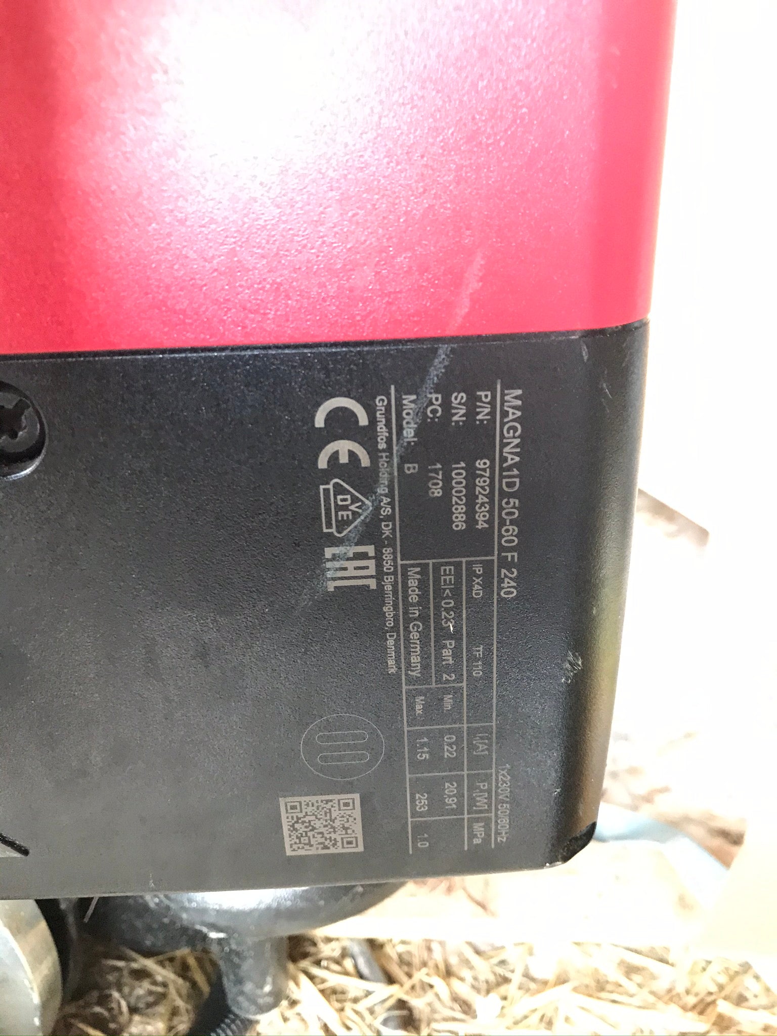 Grundfos MAGNA1 D 50-60F Variable Speed Pump 240V 97924394 #2133/2627 USED