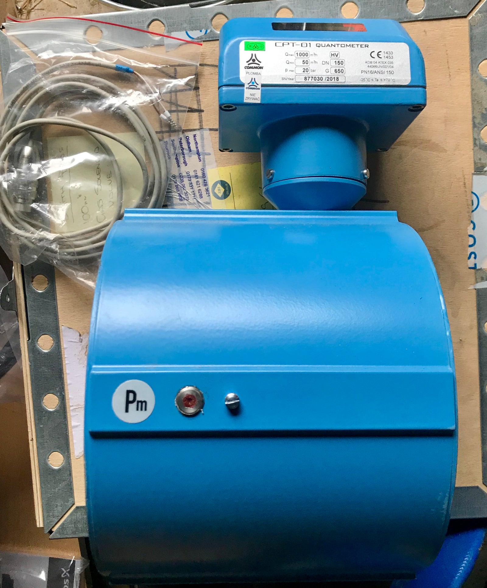 CPT-01 Common Quantometro Mechanical Gas Meter G650 DN150 in line turbine flanged pulsed #1419