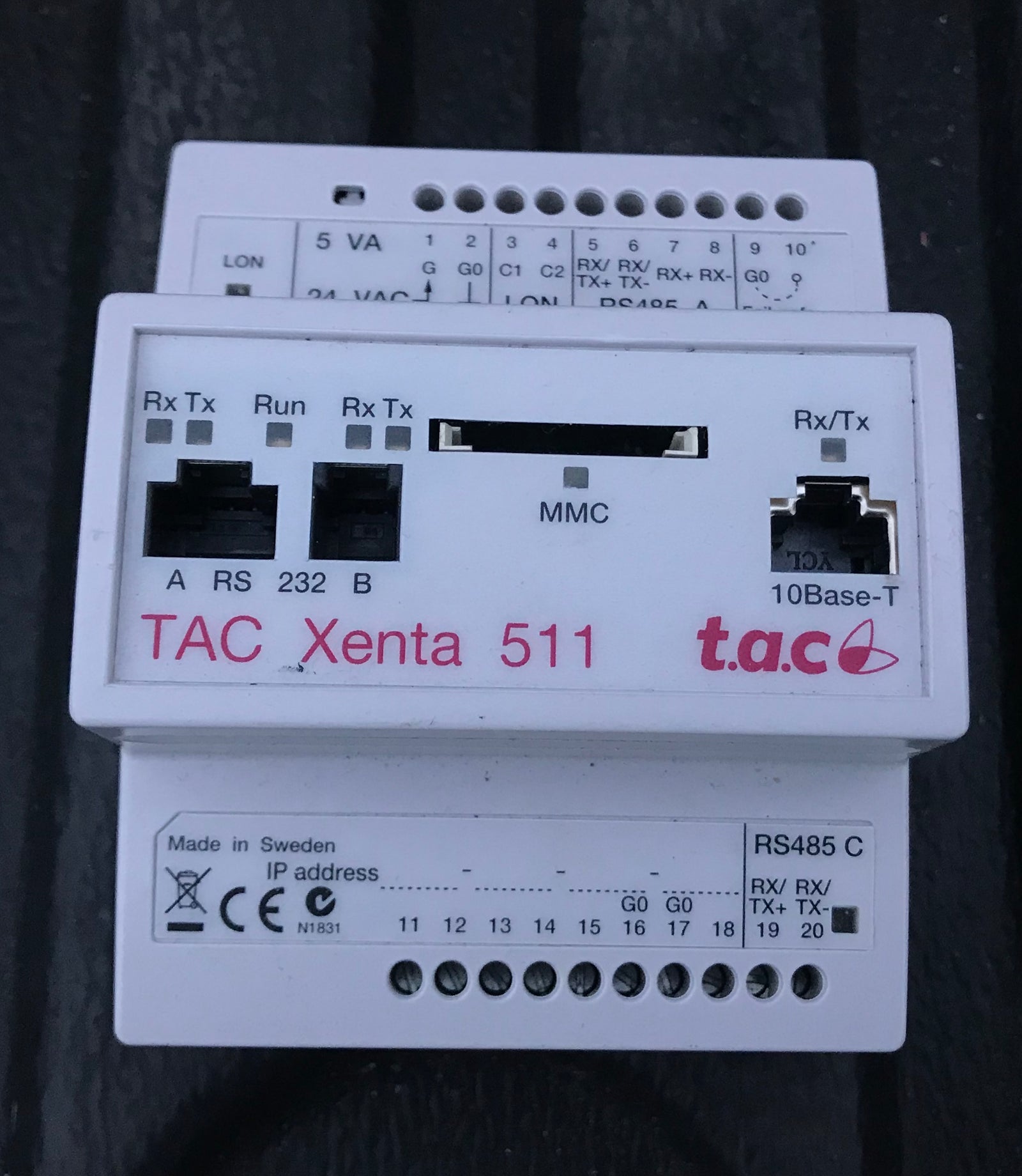 TAC Xenta 511 Controller Schneider #1284