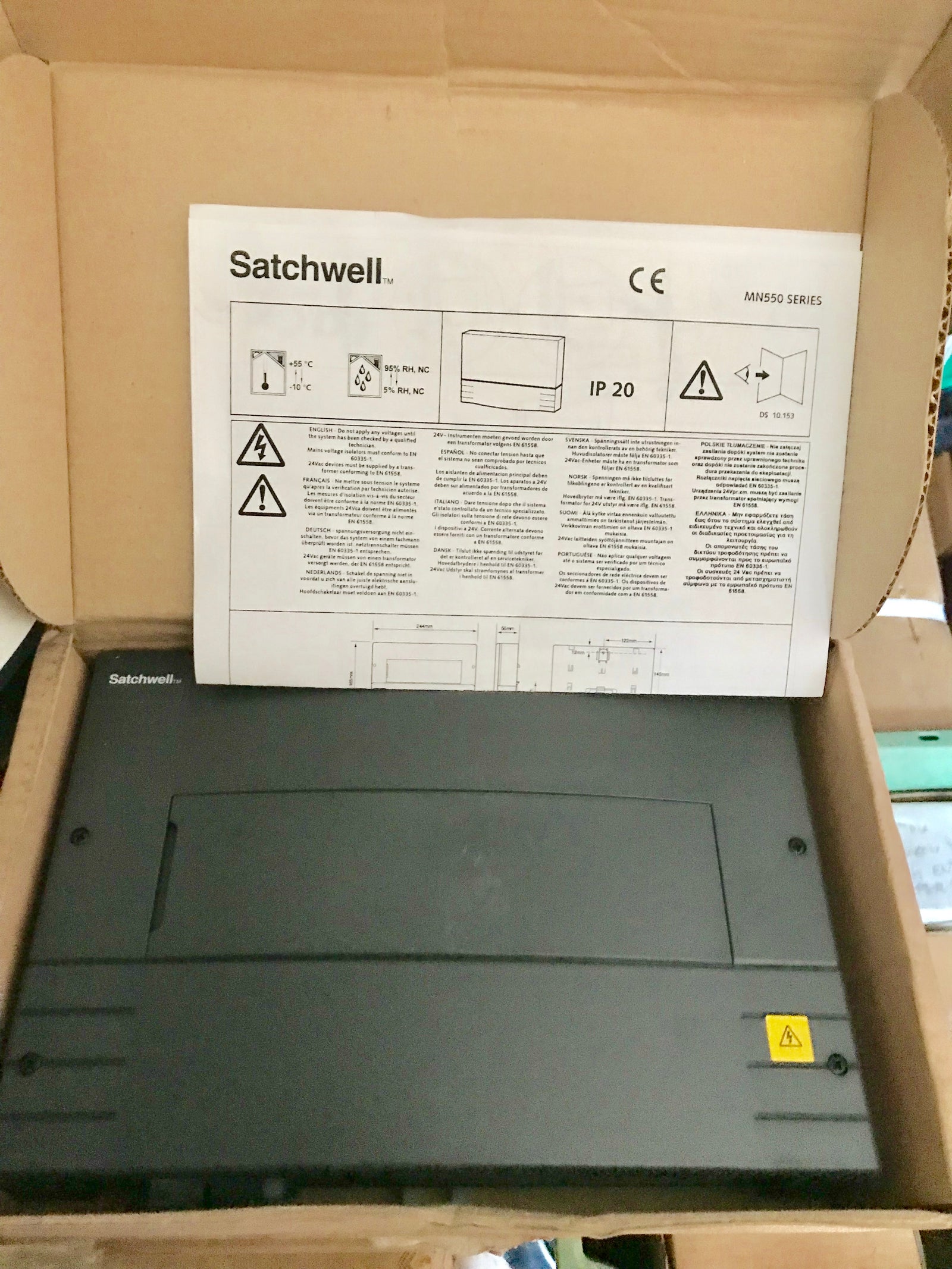 Schneider Satchwell MN-550 NCP MicroNet 550  NCP Controller Digital #1755