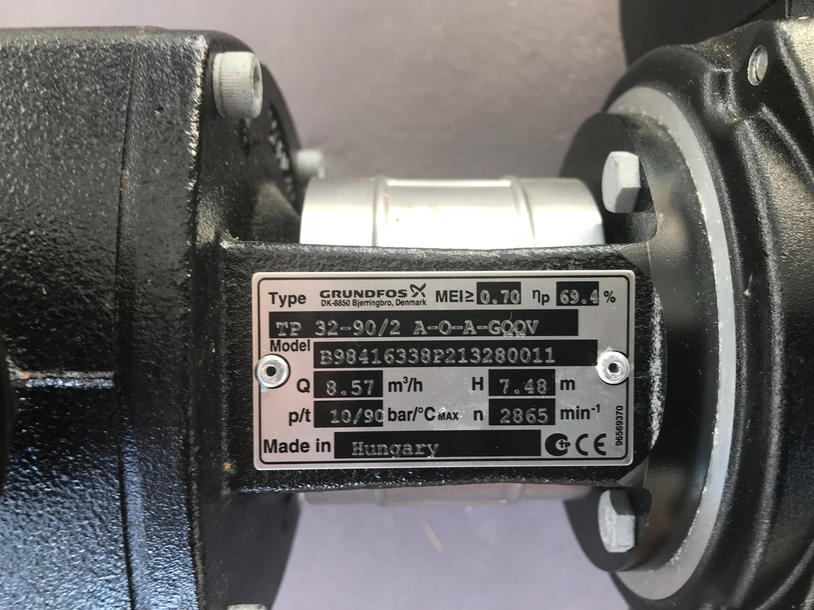 Grundfos TP 32-90/2 98416338 A-O-A GQQV 230v Centrifugal In Line #919