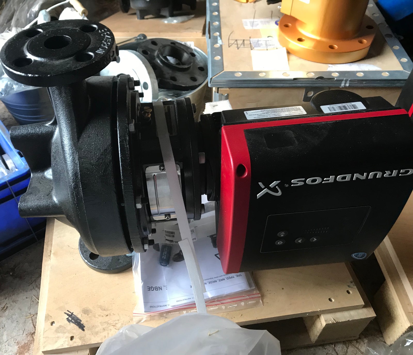 GRUNDFOS TPE 32-120/4 A F A BAQE 0.55KW SINGLE STAGE IN LINE 415v 98514395 #1408