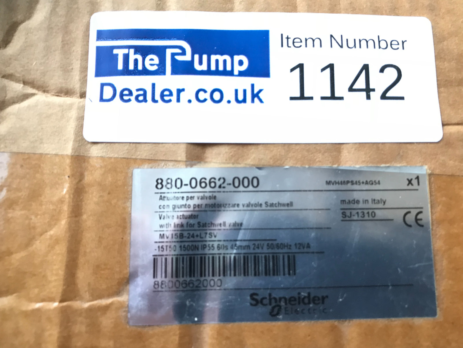 Schneider Forta MV15B-24 Actuator 24v 8800662000 #1142