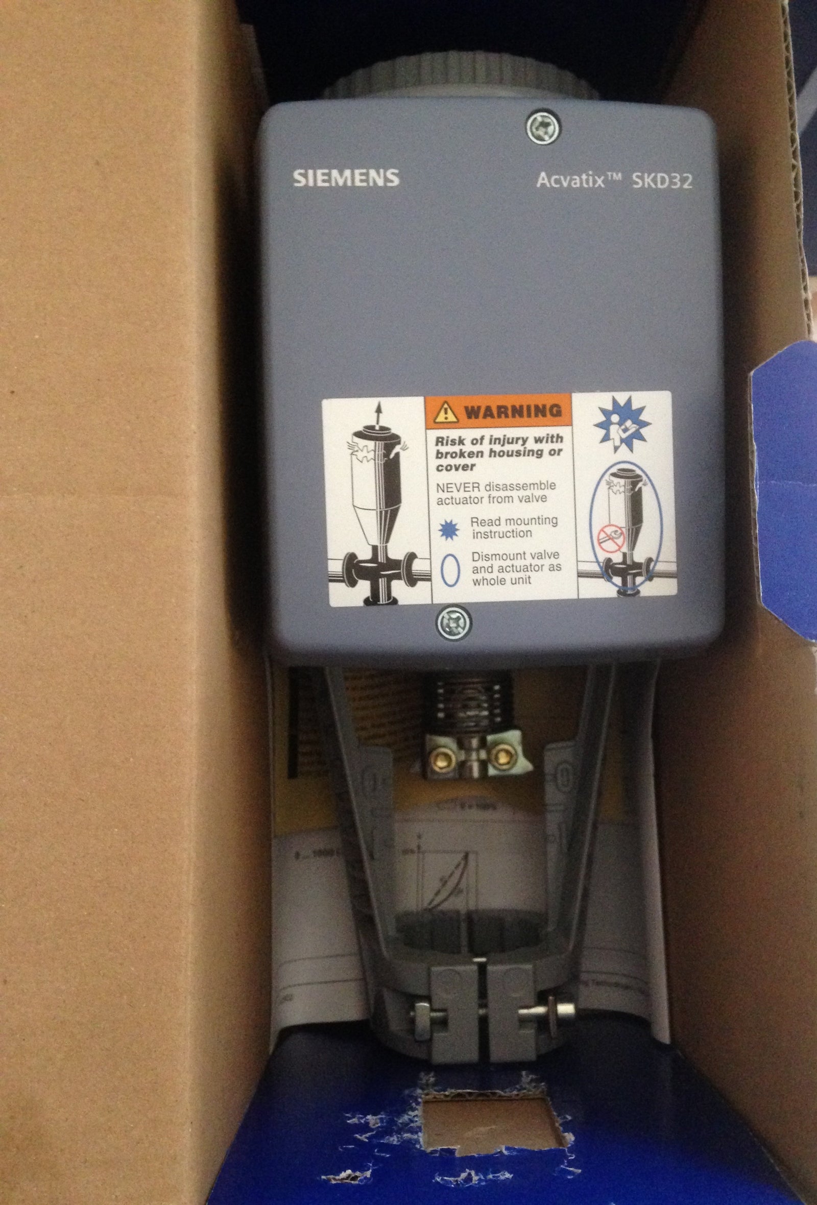 SIEMENS SKD 32.50 Low Torque Spring Release Actuator #630