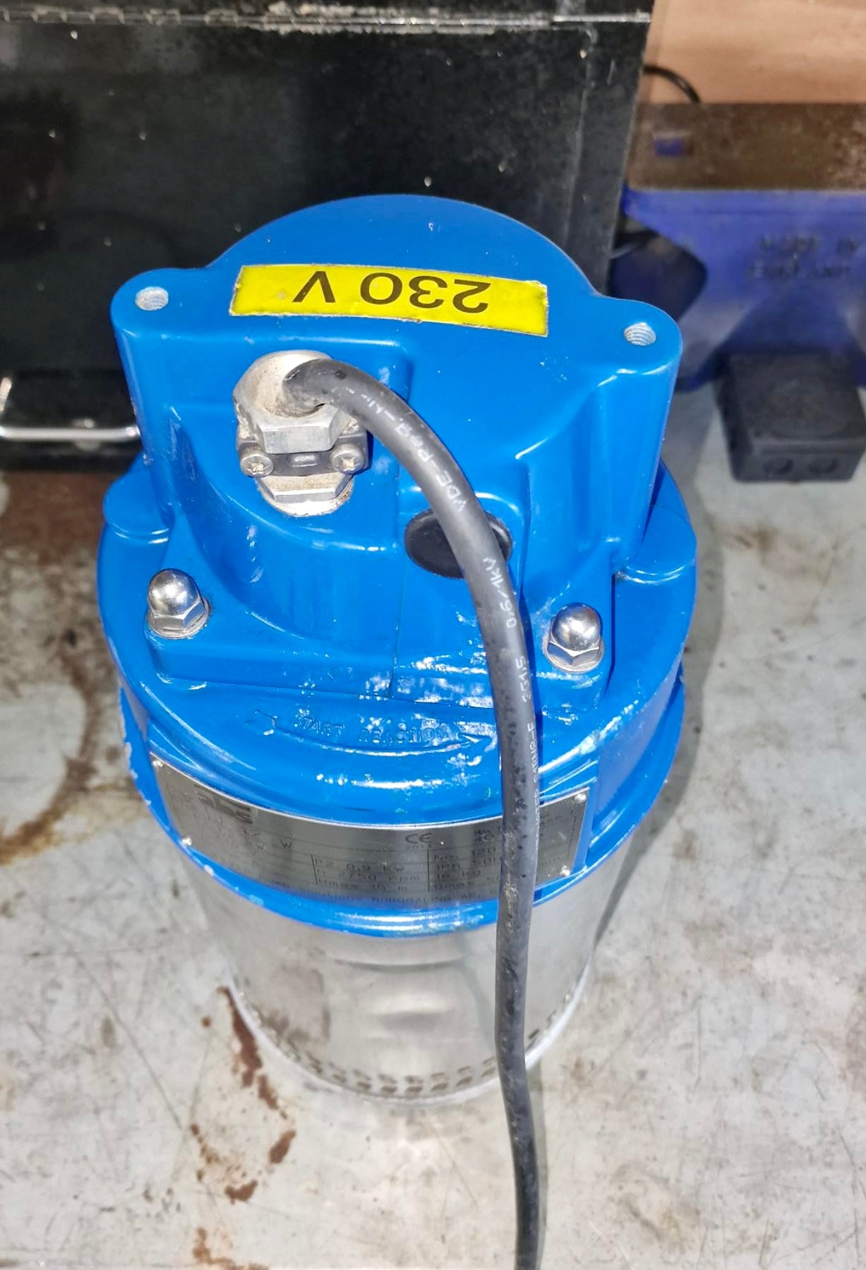 ABS J12 W 230v DOL Submersible Drainage Pump 2 1/2" #3406 USED