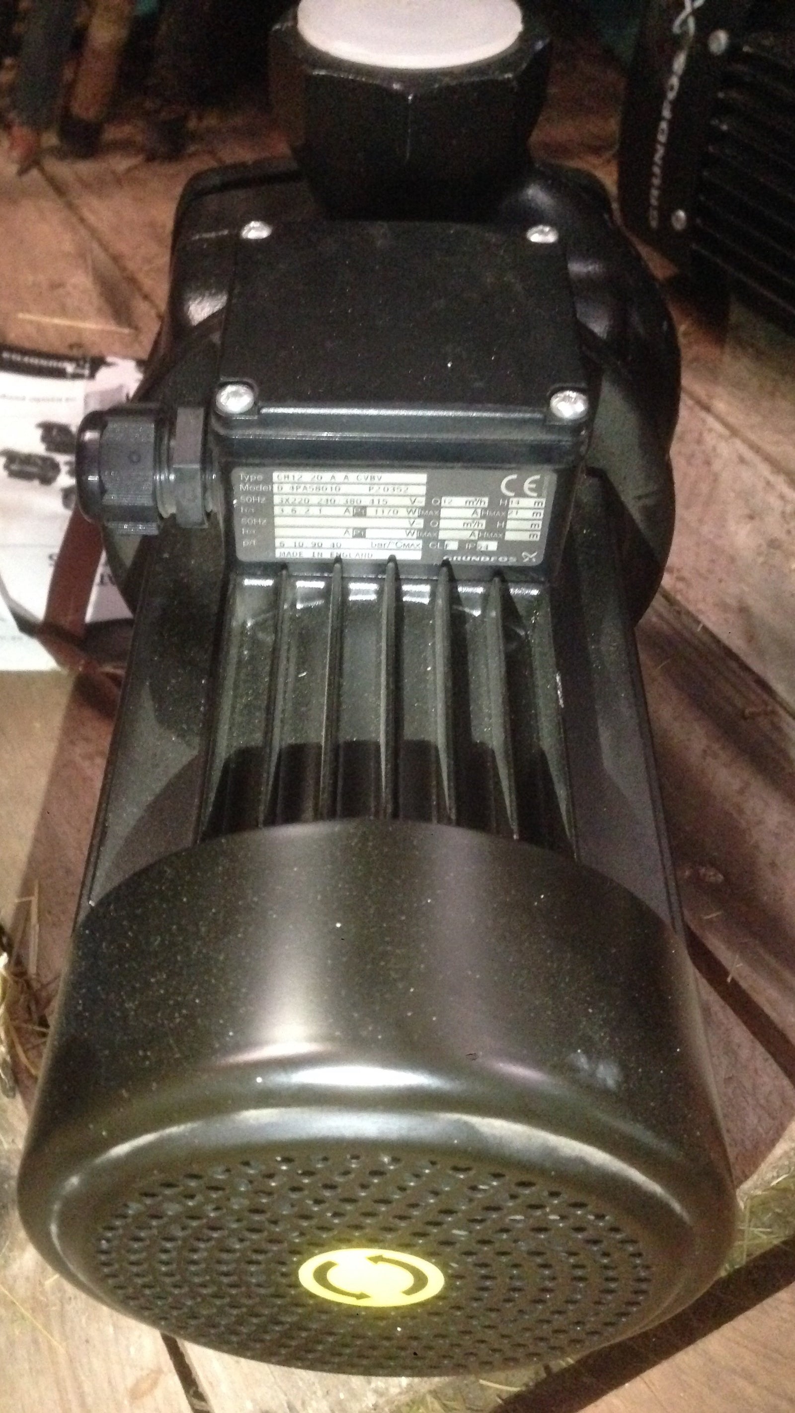 Grundfos CH12-20 A-A CVBV Horizontal Multistage Pump 415v #413