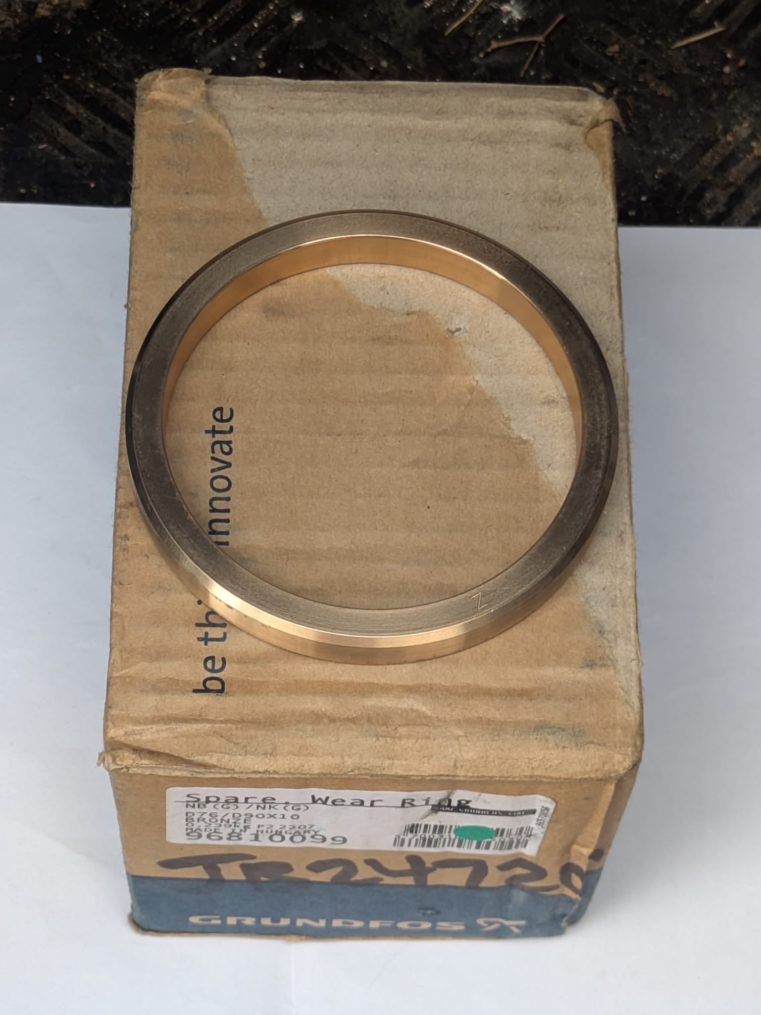 Grundfos NB NK Bronze Pump Wear Ring 76 × 90 × 10mm 96810099 #5147