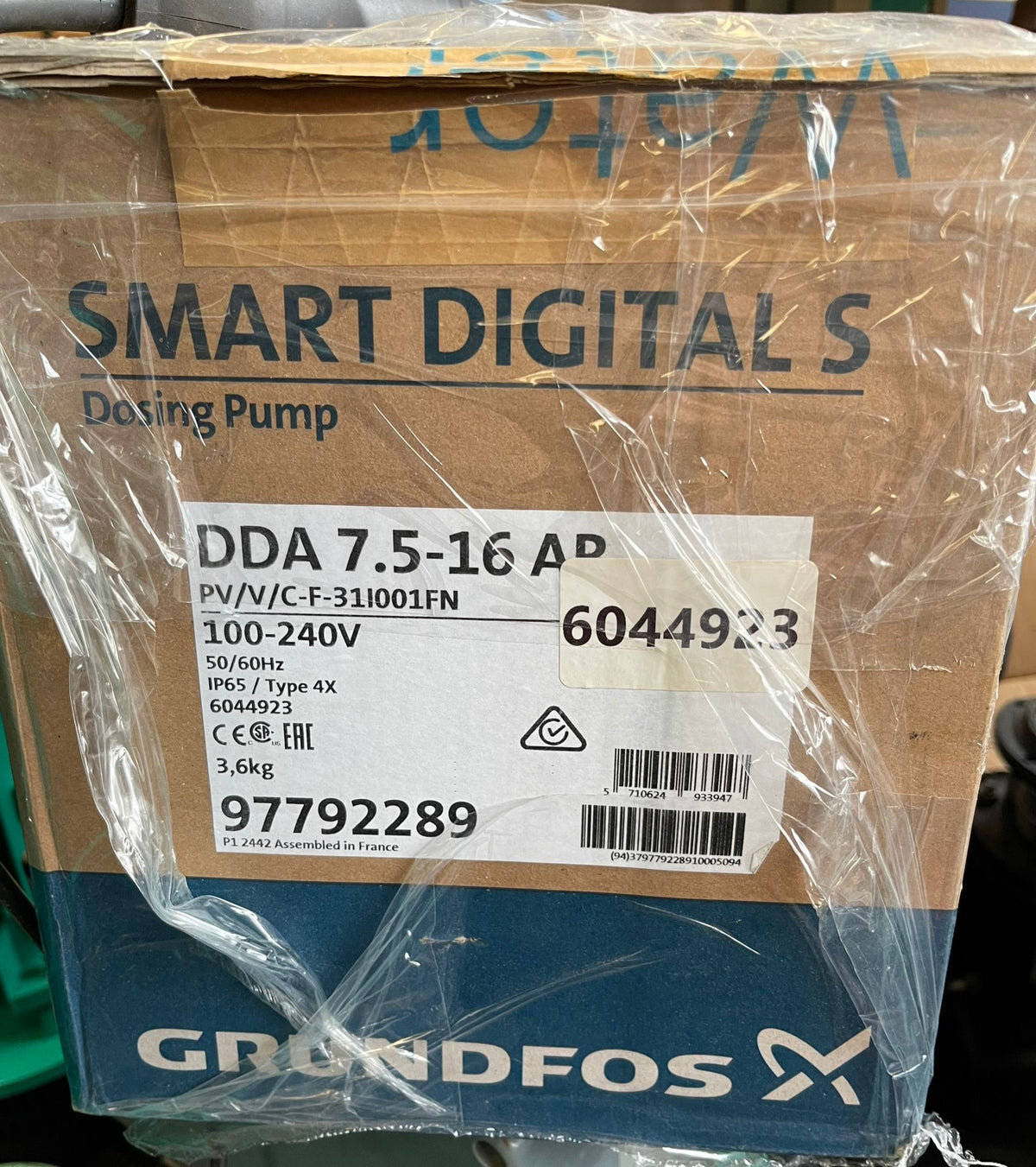 Grundfos DDA 7.5-16 AR-PV/V/C-F-31I001FN Ecolab Digital Chemical Dosing Pump 230V 97792289 #5011