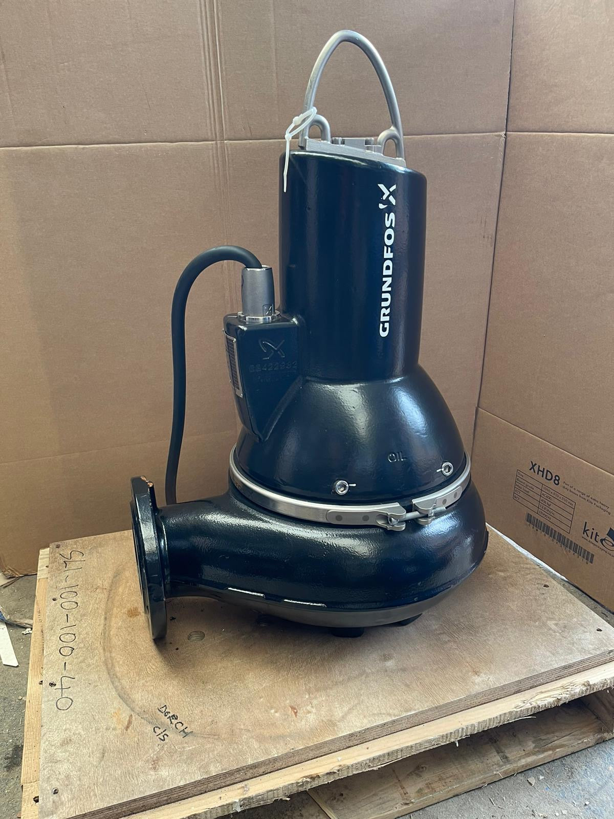 Grundfos SL1.100.100.40.4.51D.C.Z 98705774 4 kW 415v Submersible Waste Pump Dn100 #4457