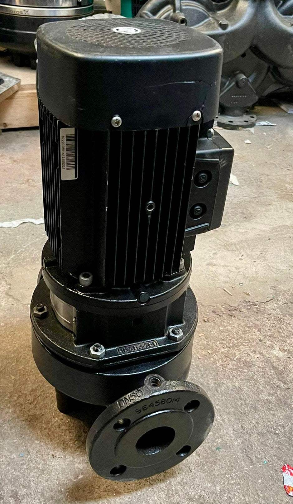 Grundfos TP 50-190/2 A-F-A-BQQE 1.5kW DN50 Inline Circulator Pump 415V 96086996 USED #5015