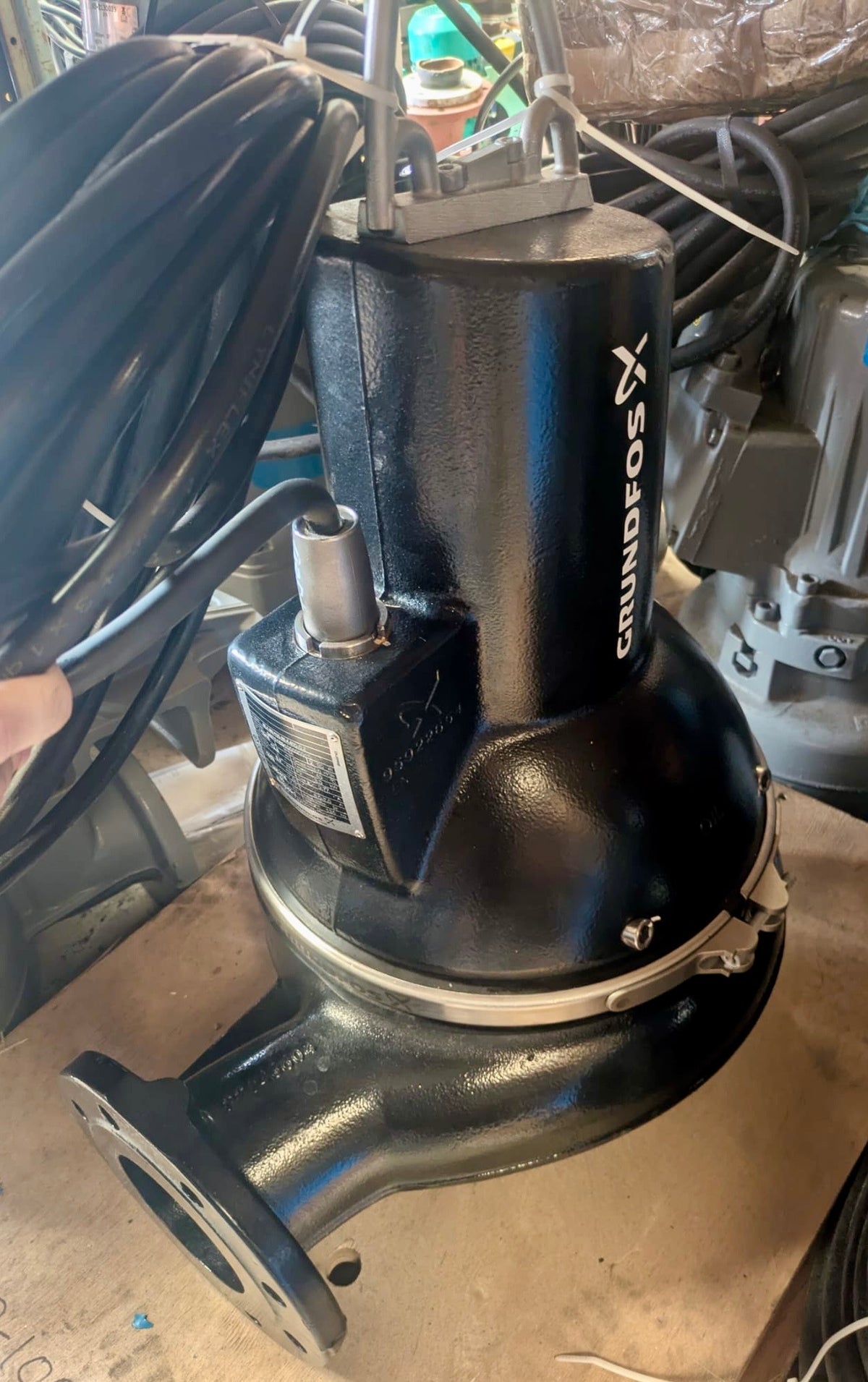 Grundfos SL1.80.100.40.EX.4.51D.C.Z 98720820 4 kW 415v Submersible Waste Pump Dn100 #4520