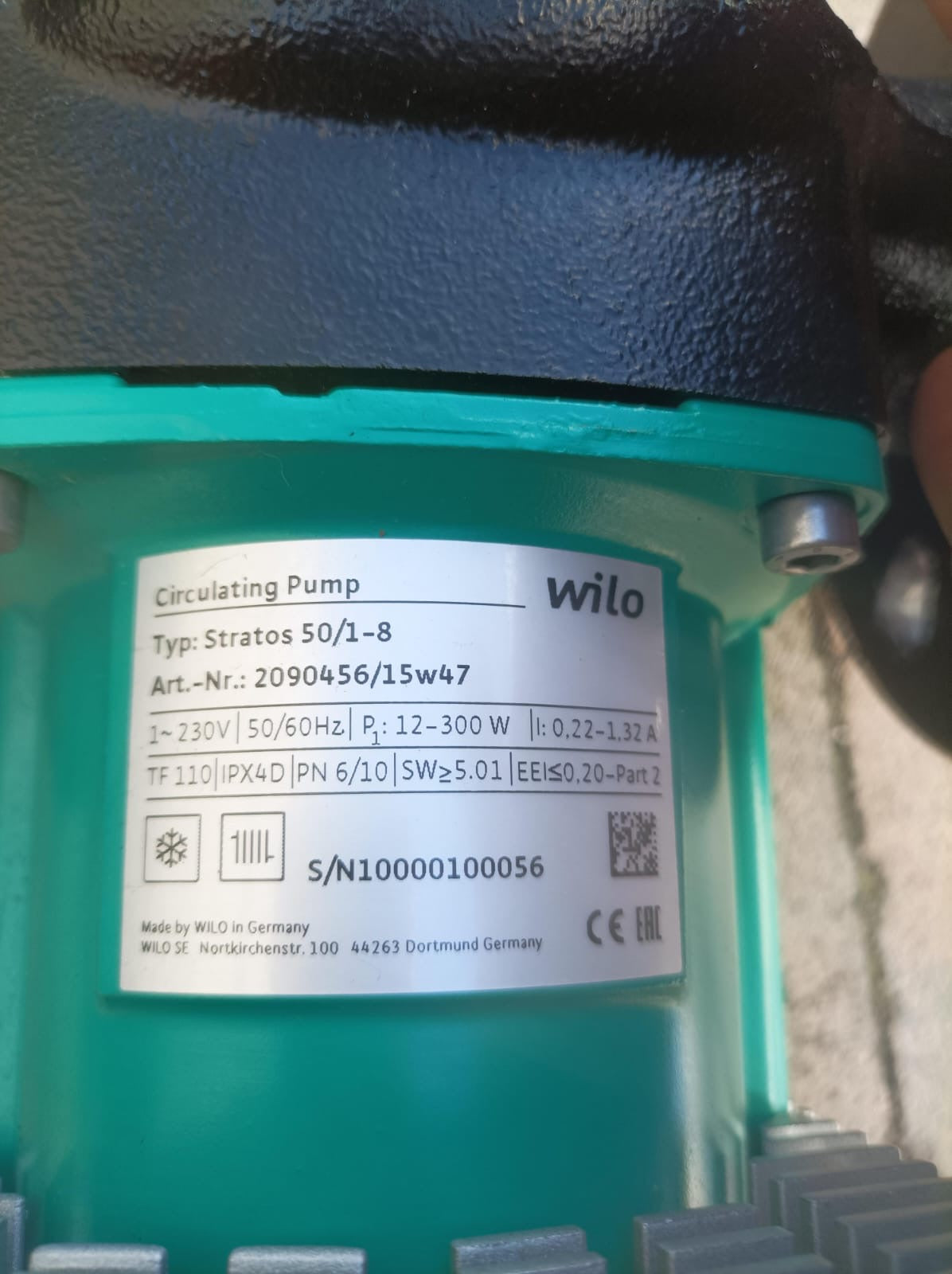 Wilo Circulating Pump - Stratos 50/1-8 2090456 230v #4321