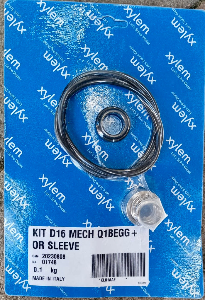 XYLEM LOWARA Mechanical Seal & O-Ring Kit 10-15-22SV <4kW KL01AAE #4256