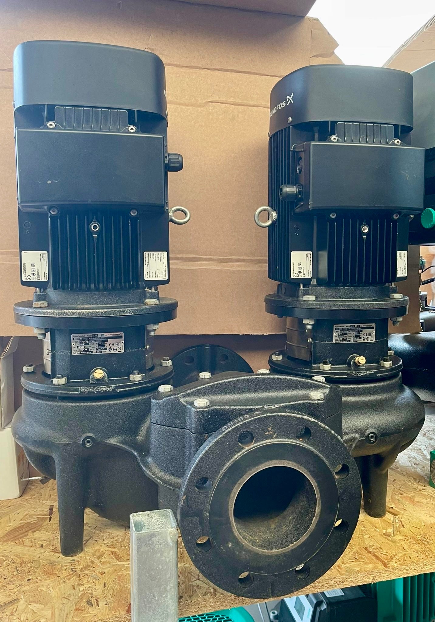 Grundfos TPD 100-160/2 A-F-A-BQQE-KW1 Flanged Pump Heating Circulator 415v Dn100 96109245 #4950 USED