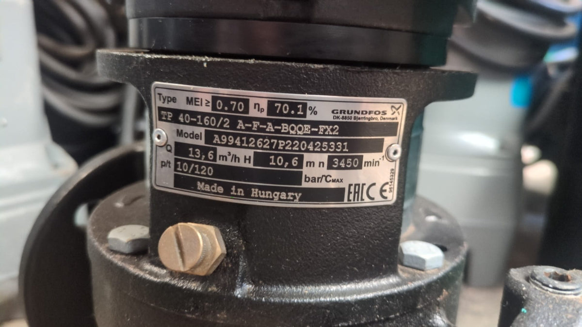 Grundfos TP 40-160/2 A F A BQQE FX2 415V Circulator Pump 99412627 DN40 0.75kW #4489