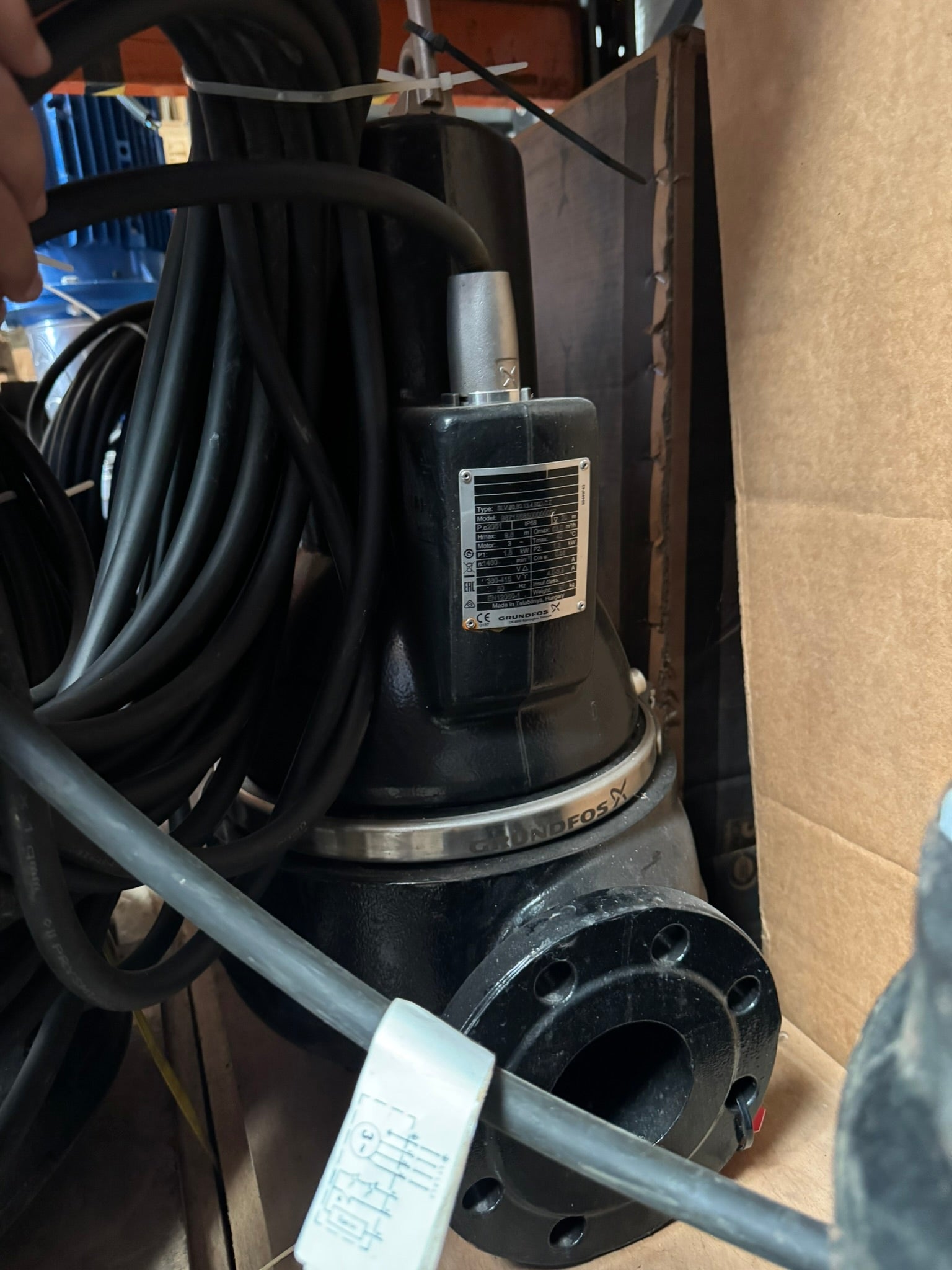 Grundfos SLV.80.80.13.4.50D.C.Z 98715685 1.3 kW 415v Submersible Waste Pump Dn80 #4453/4662