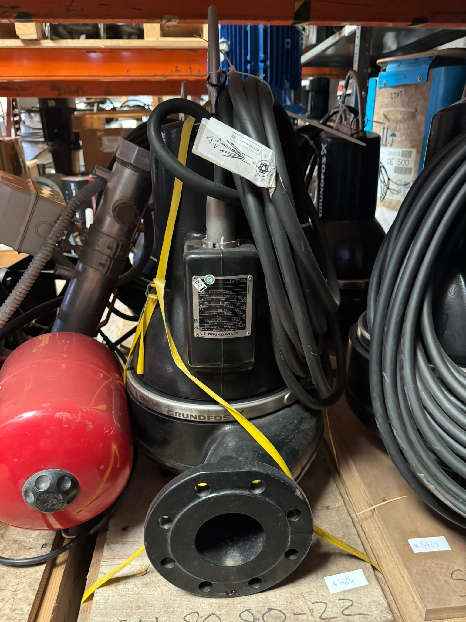 Grundfos SL1.80.80.22.4.50D.C 98624251 2.2 kW 415v Submersible Waste Pump Dn80 #4454