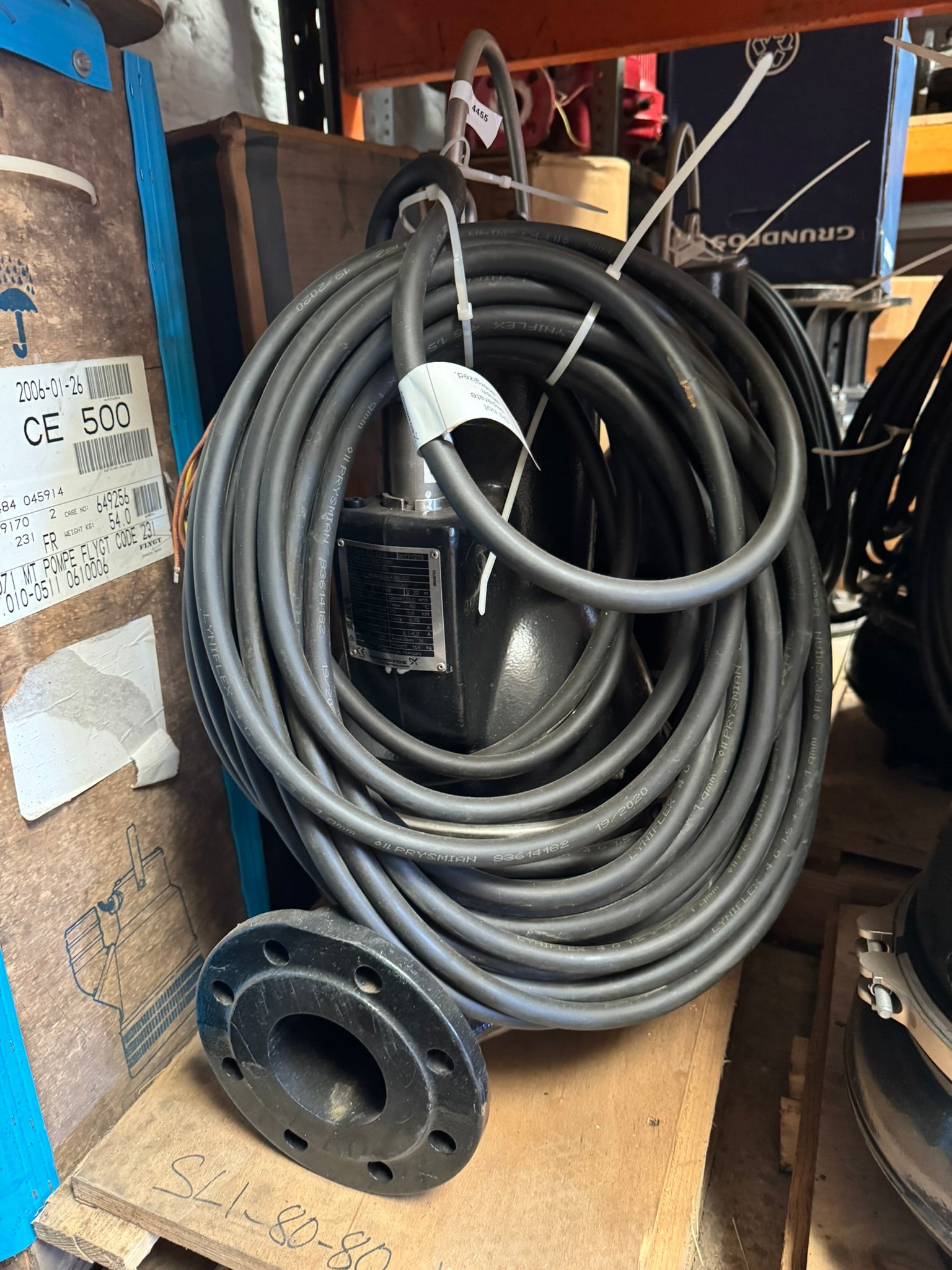 Grundfos SL1.80.80.15.EX.4.50D.C.Z 98720817 1.5 kW 415v Submersible Waste Pump Dn80 #4455