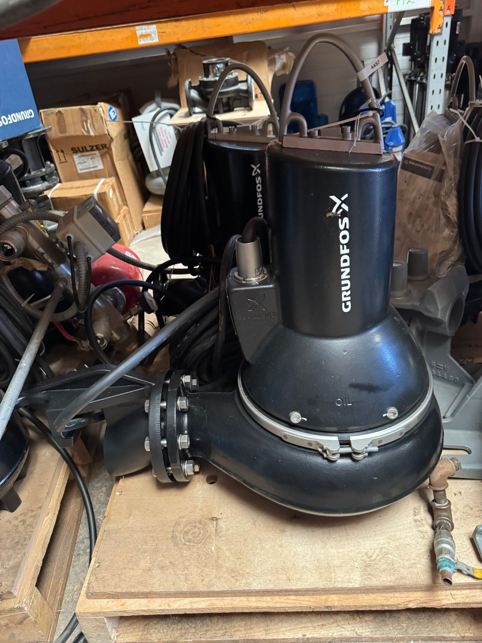 Grundfos SL1.100.100.40.4.51D.C.Z 98705774 4 kW 415v Submersible Waste Pump Dn100 #4457