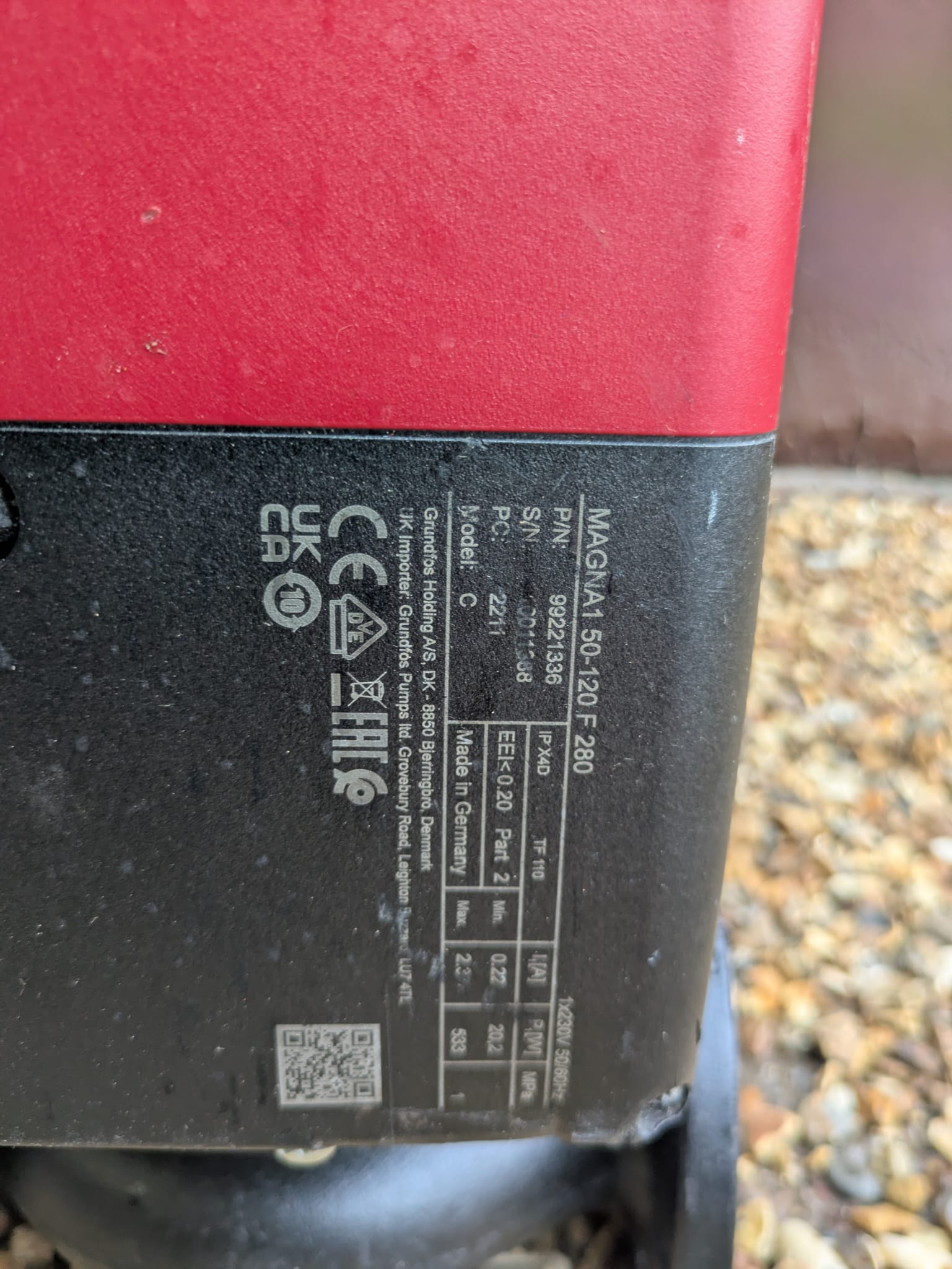 Grundfos Magna1 50-120 F Circulator Pump 240V 99221336 #4782/98 USED