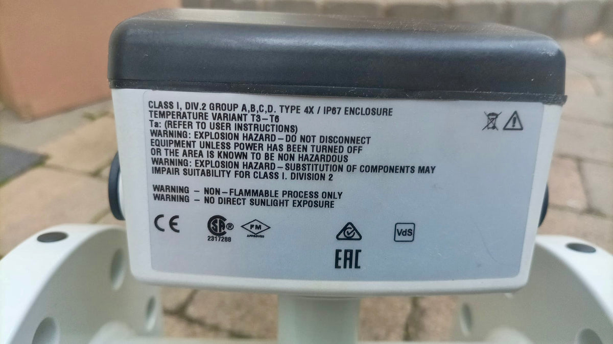 Siemens - 7ME6520-3TC13-2AA1 SITRANS F M MAG 5100 W Electromagnetic Flow Meter DN100, 4 INCH #4376