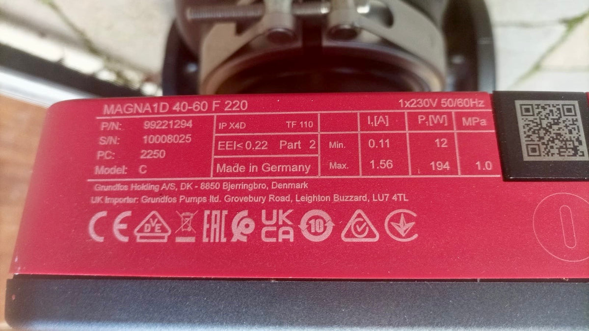 Grundfos Magna1D 40-60 F 220 Circulator Pump 240V 99221294 #4369
