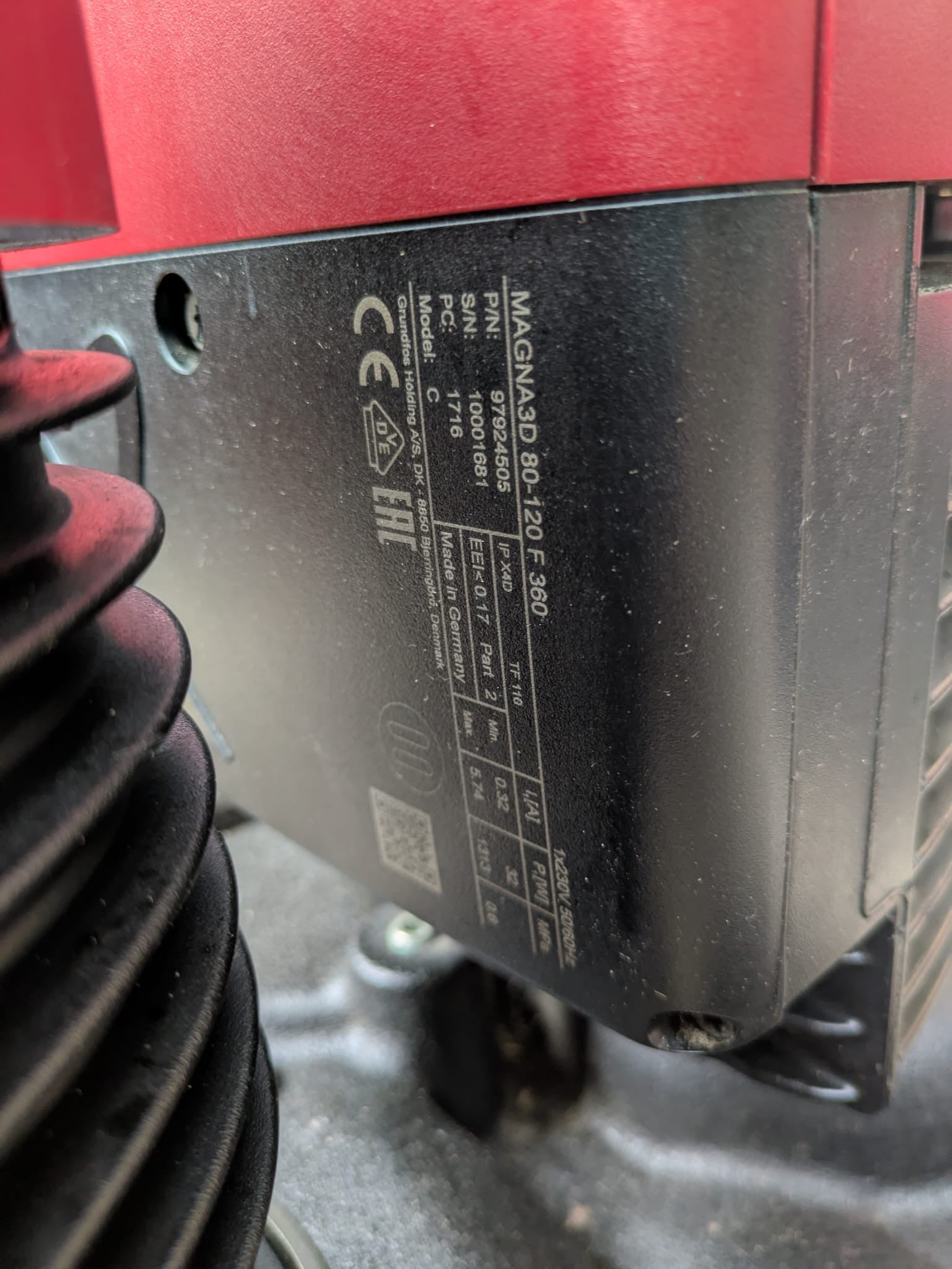 Grundfos Magna3 D 80-120 F 97924505 360 Twin-Head Flanged Circulating Pump #4794 USED