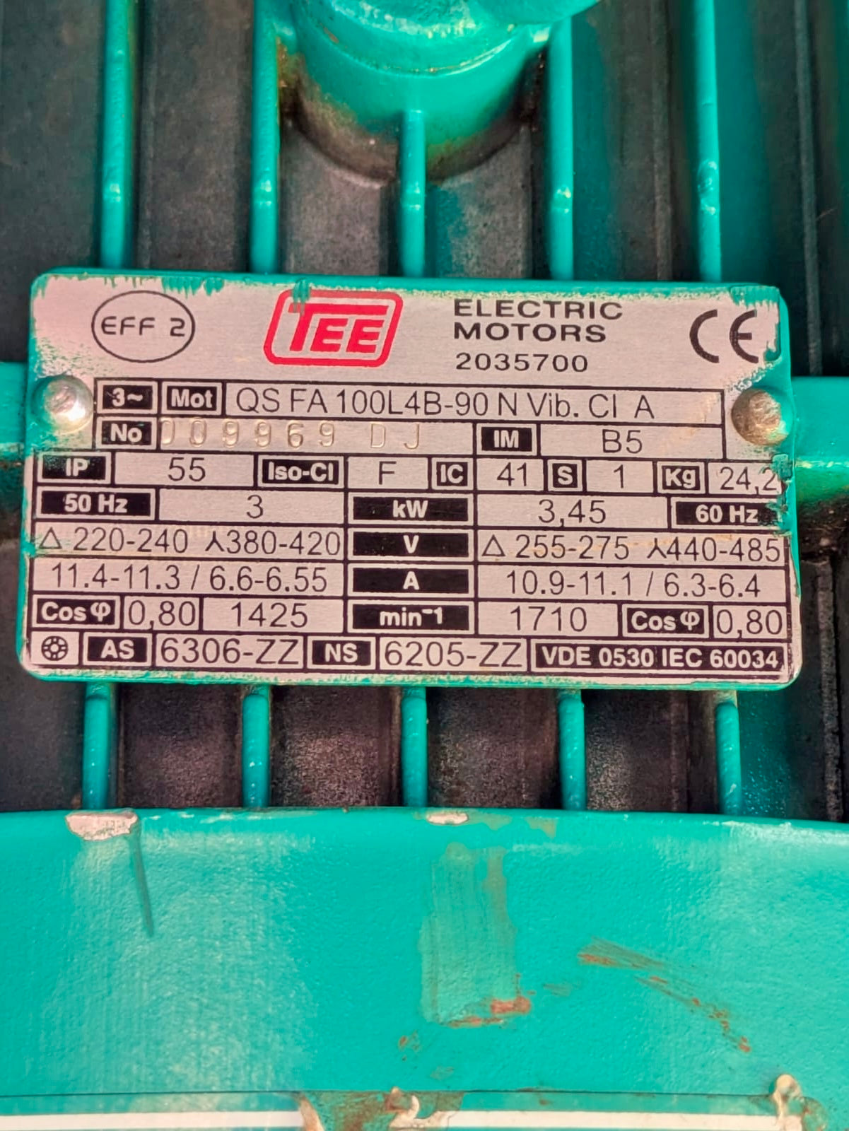 Wilo IL 65/220-3/4 2034271 DN65  In Line Circulator Pump 415v #4816 USED