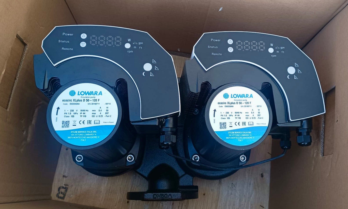 Lowara Ecocirc XLplus D 50-120 F 240v Circulator Pump 280 E503550AA #4108