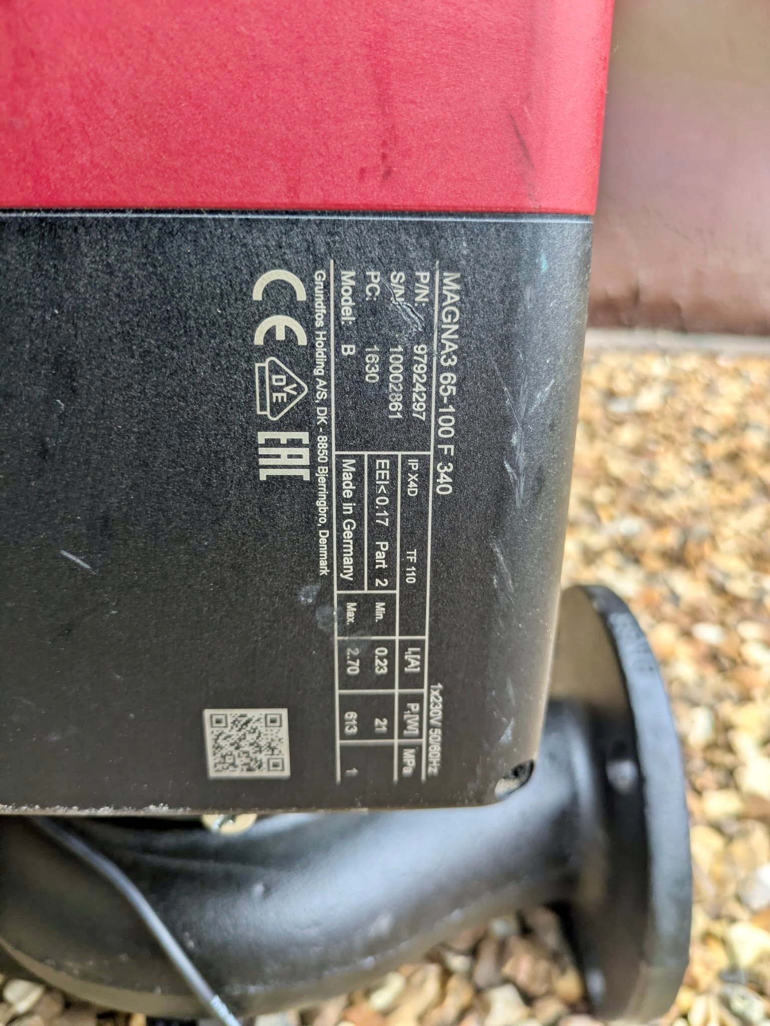 Grundfos Magna3 65-100 F Flanged Pump Heating Circulator 240v Dn65 97924297 #4795 USED