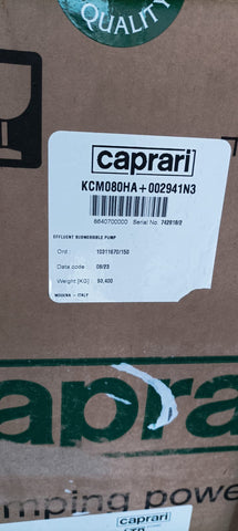 Caprari KCM080HA 002941N3 400V Submersible Sewage Pump 2.9kw DN80 #4015