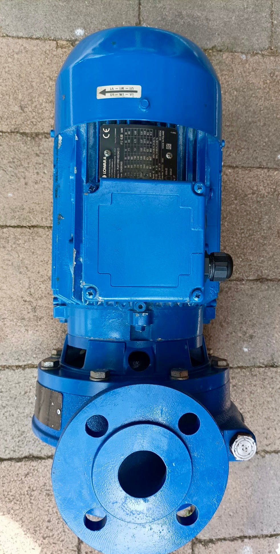 Lowara NSCE 40-180/40/P25VC84 End Suction Pump 4kW 415v 101840260 USED #4195