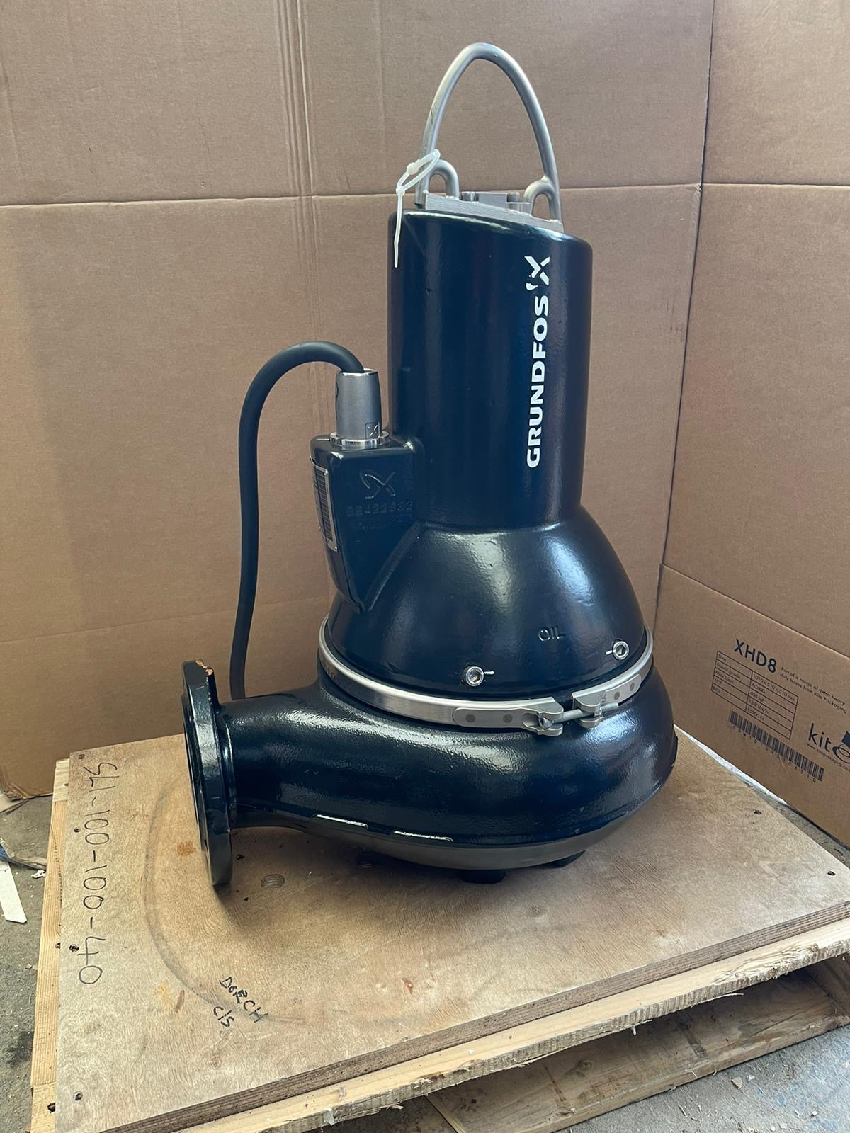 Grundfos SL1.100.100.40.4.51D.C.Z 98705774 4 kW 415v Submersible Waste Pump Dn100 #4457