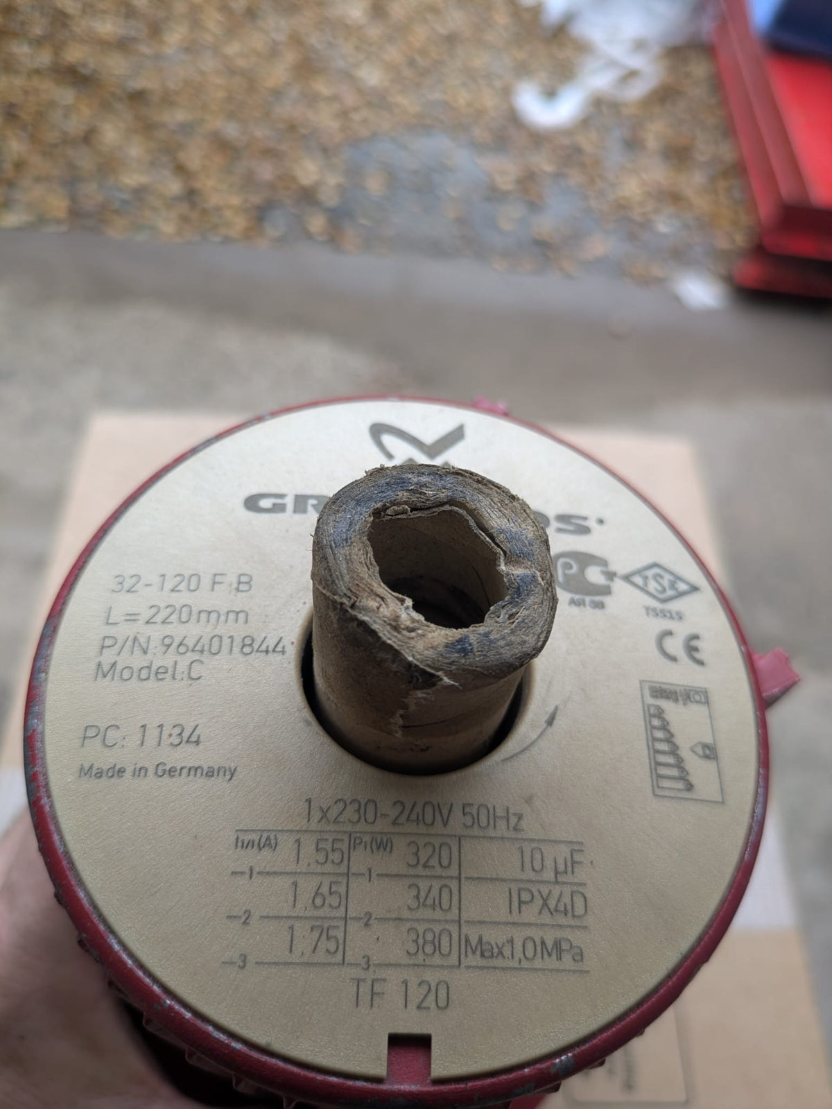 Grundfos UPS 32-120 F B Bronze circulator Pump Head 96401844 240v #4798