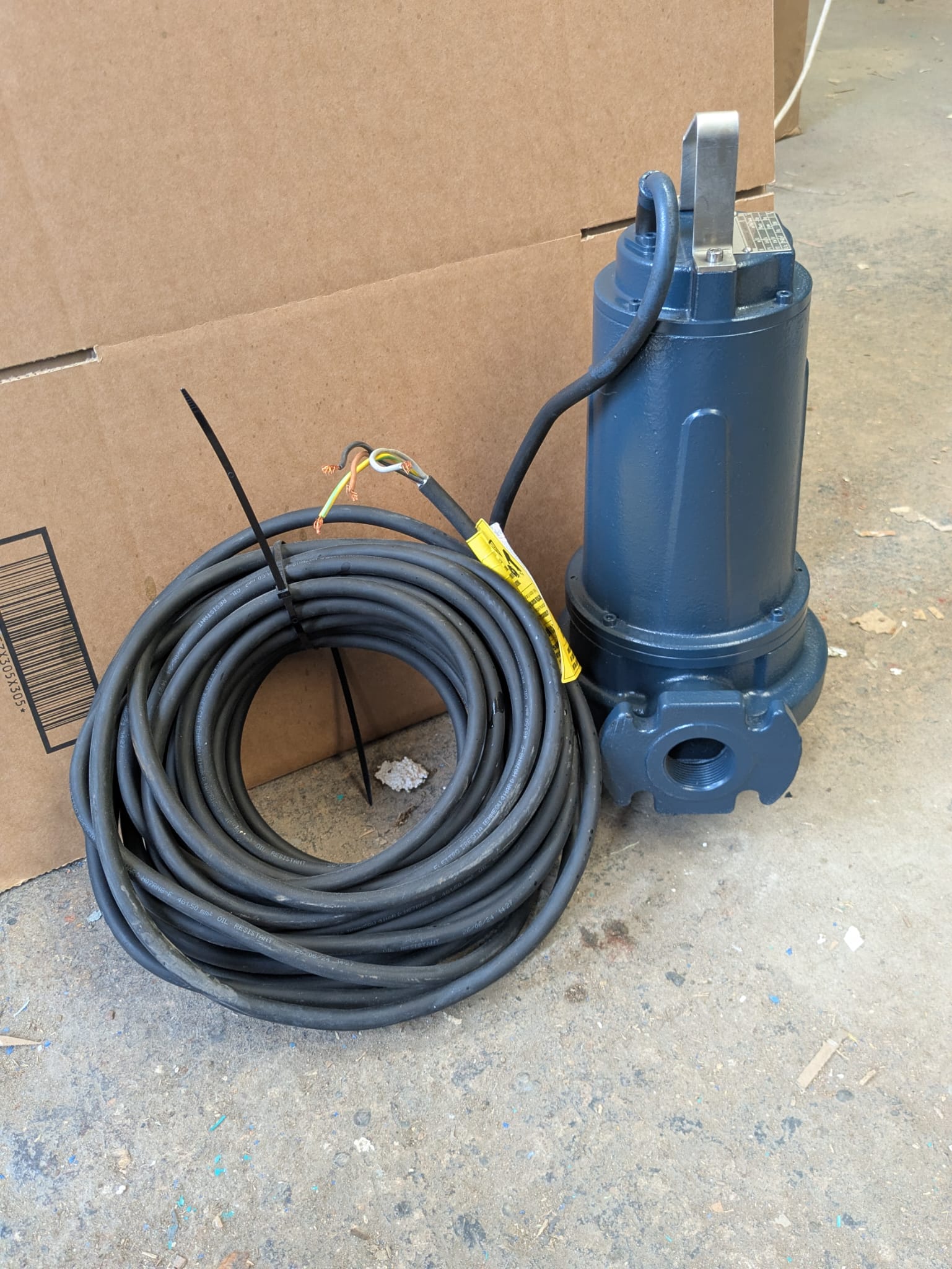 Pompe Rotomec Divorex D 3211 0.9KW 415v Submersible Grinder Pump DN32 #4811