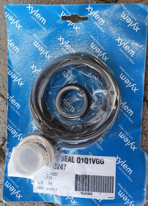 XYLEM LOWARA Mechanical Seal & O-Ring Kit SHE SHS e-SH SiC/SiC/FPM 28m ...