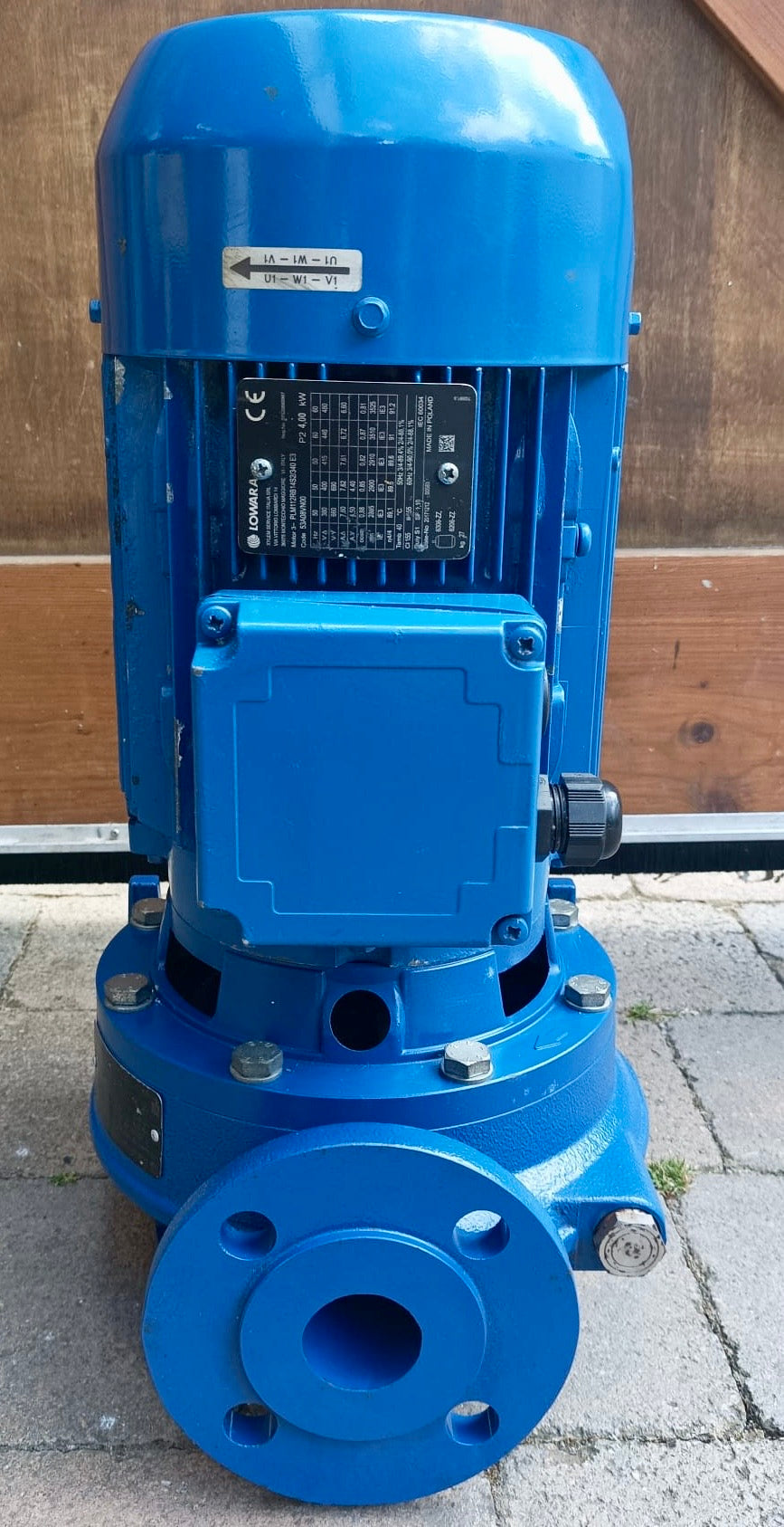 Lowara NSCE 40-180/40/P25VC84 End Suction Pump 4kW 415v 101840260 USED #4195