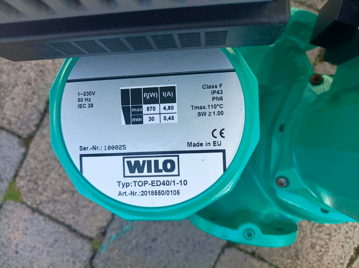 Wilo TOP ED 40/1-10 Circulating Pump 2018550 230v #4244