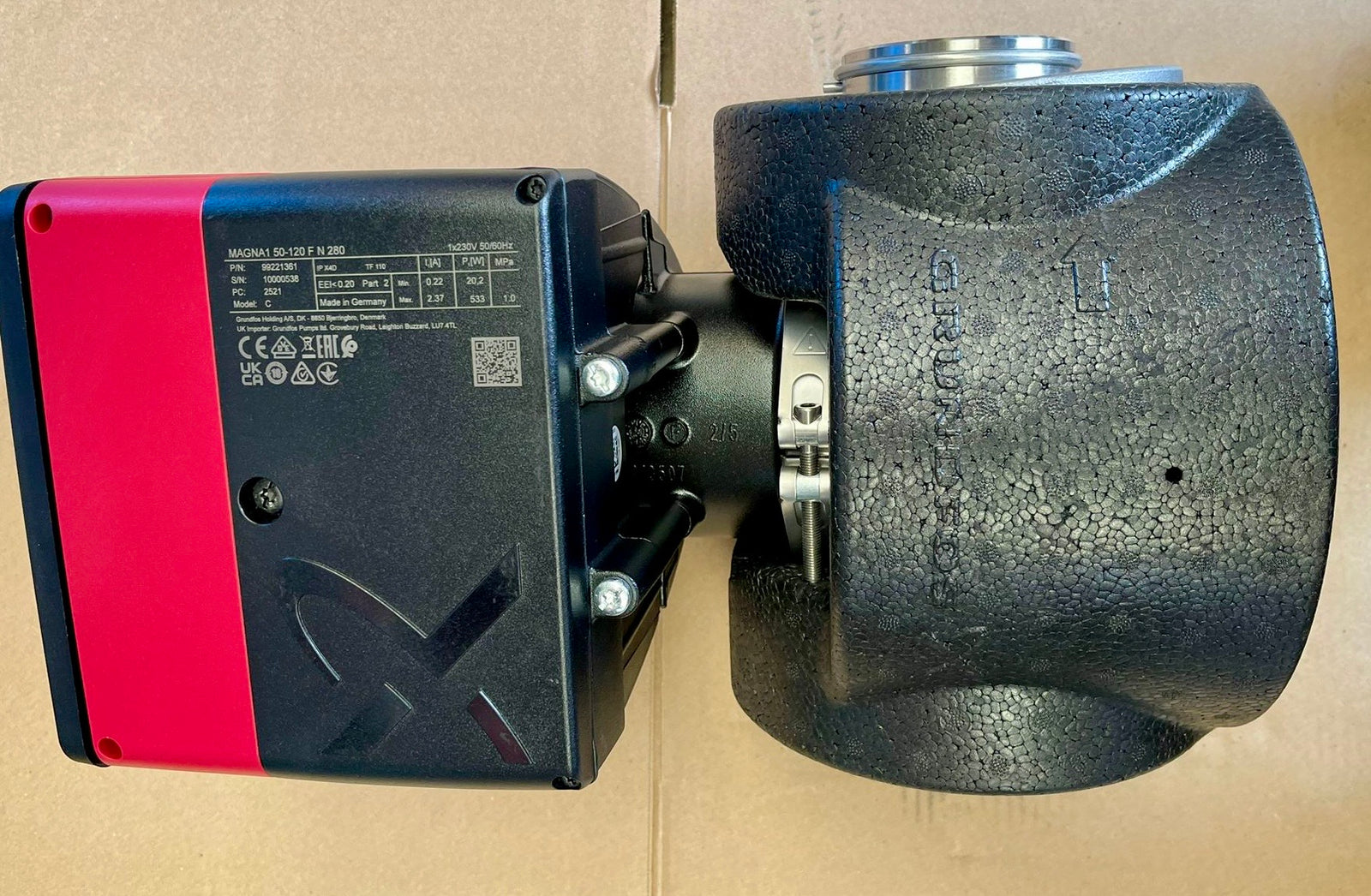 Grundfos Magna1 50-120 F N 280 240V Stainless Steel Circulator Pump 99221361 Model C #4913