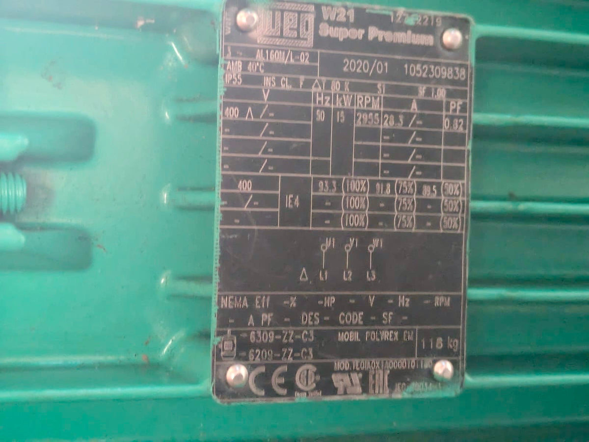 Wilo CronoLine-IL-E 50/220-15/2 IE4 DN50 440mm 2153670 Circulator Pump 15kW #4817