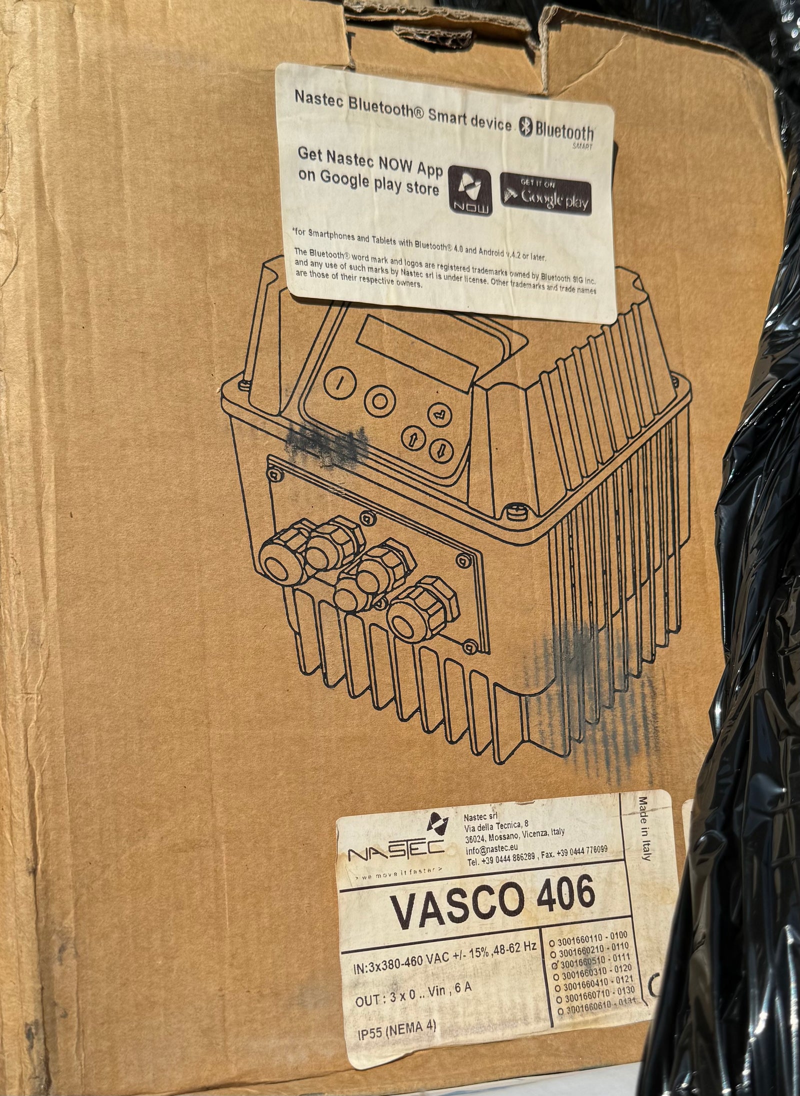 Nastec Vasco V406 Inverter Pump Controller 400v 2.2kw 3001660510 #4557